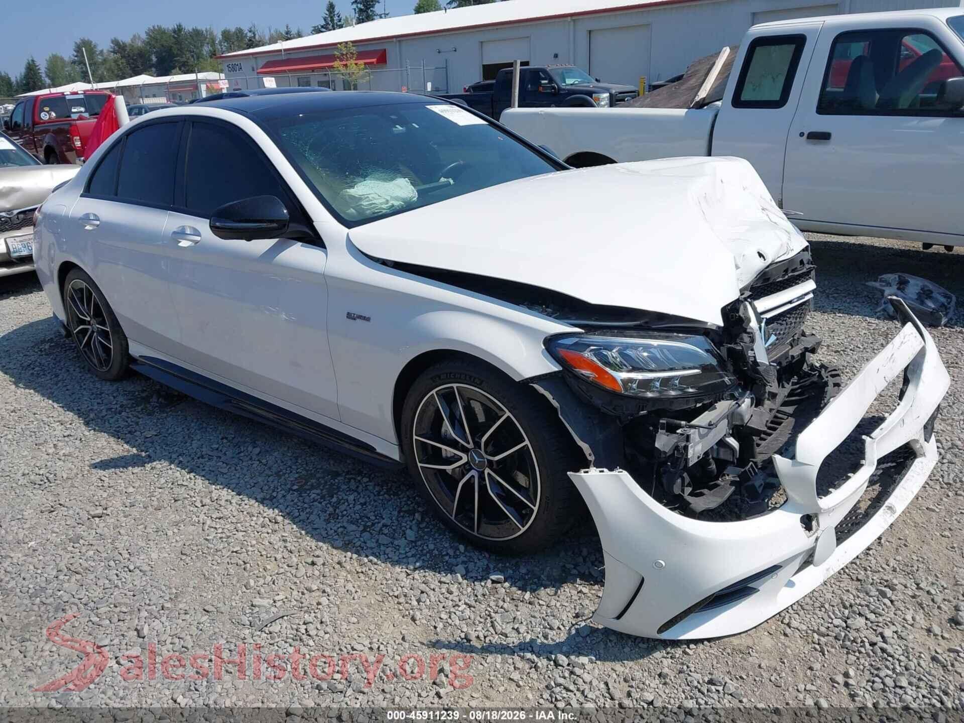 2021 MERCEDES-BENZ AMG C 43 — VIN W1KWF6EB0MR604936