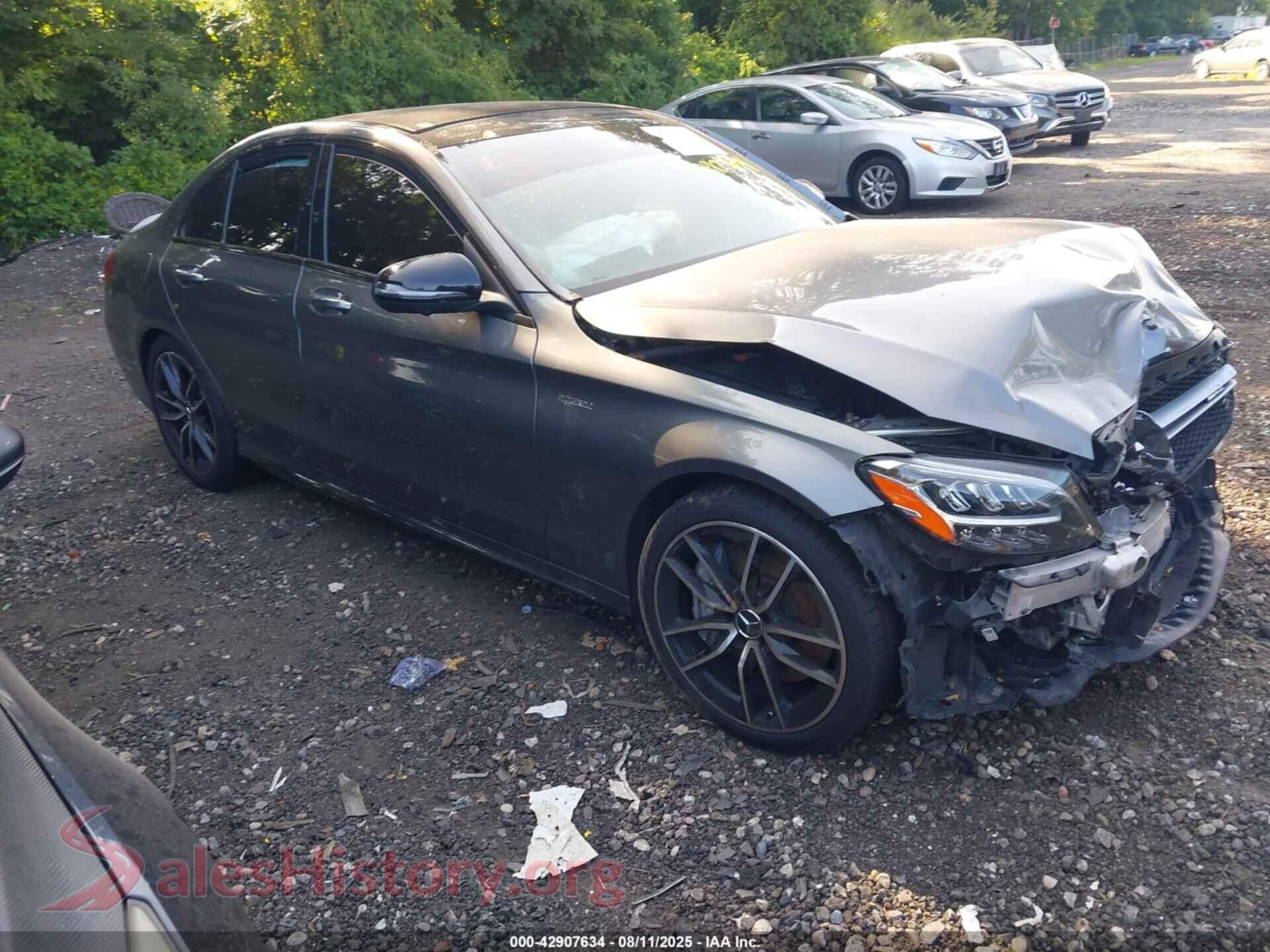 2021 MERCEDES-BENZ AMG C 43 — VIN W1KWF6EB8MR612203