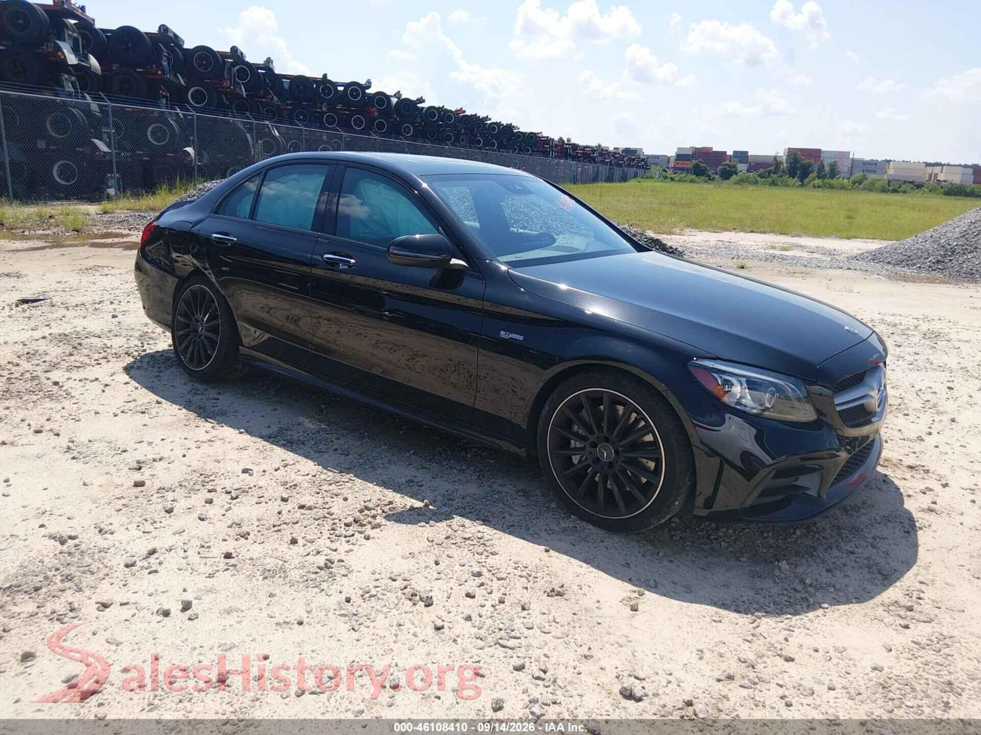 2021 MERCEDES-BENZ AMG C 43 — VIN W1KWF6EB9MR630578