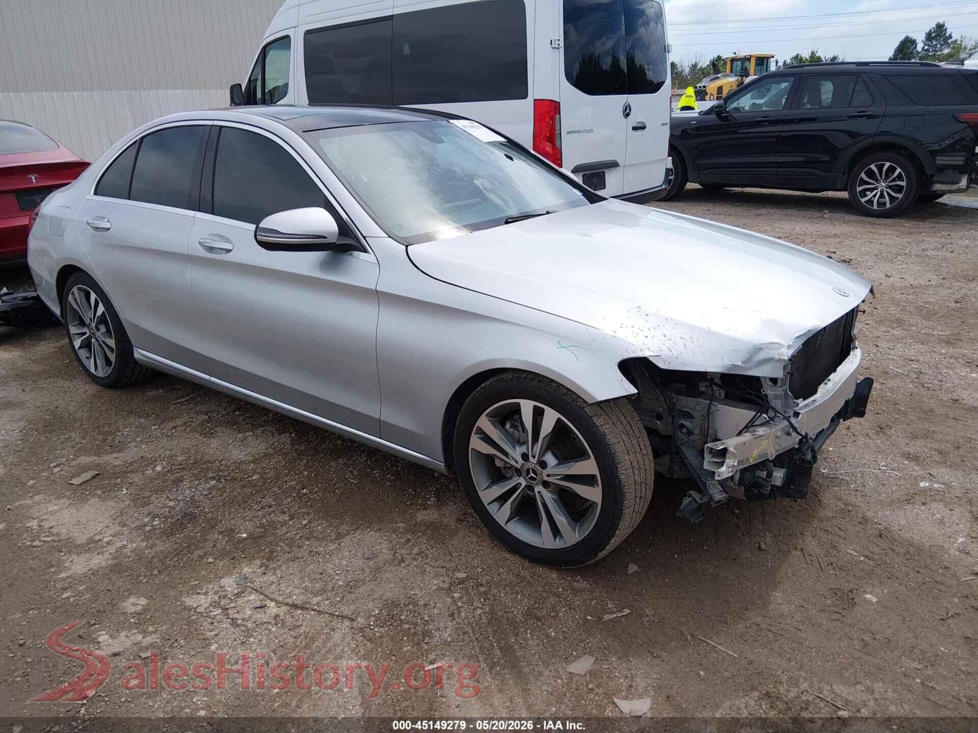 2021 MERCEDES-BENZ C 300 — VIN W1KWF8DB0MR622317