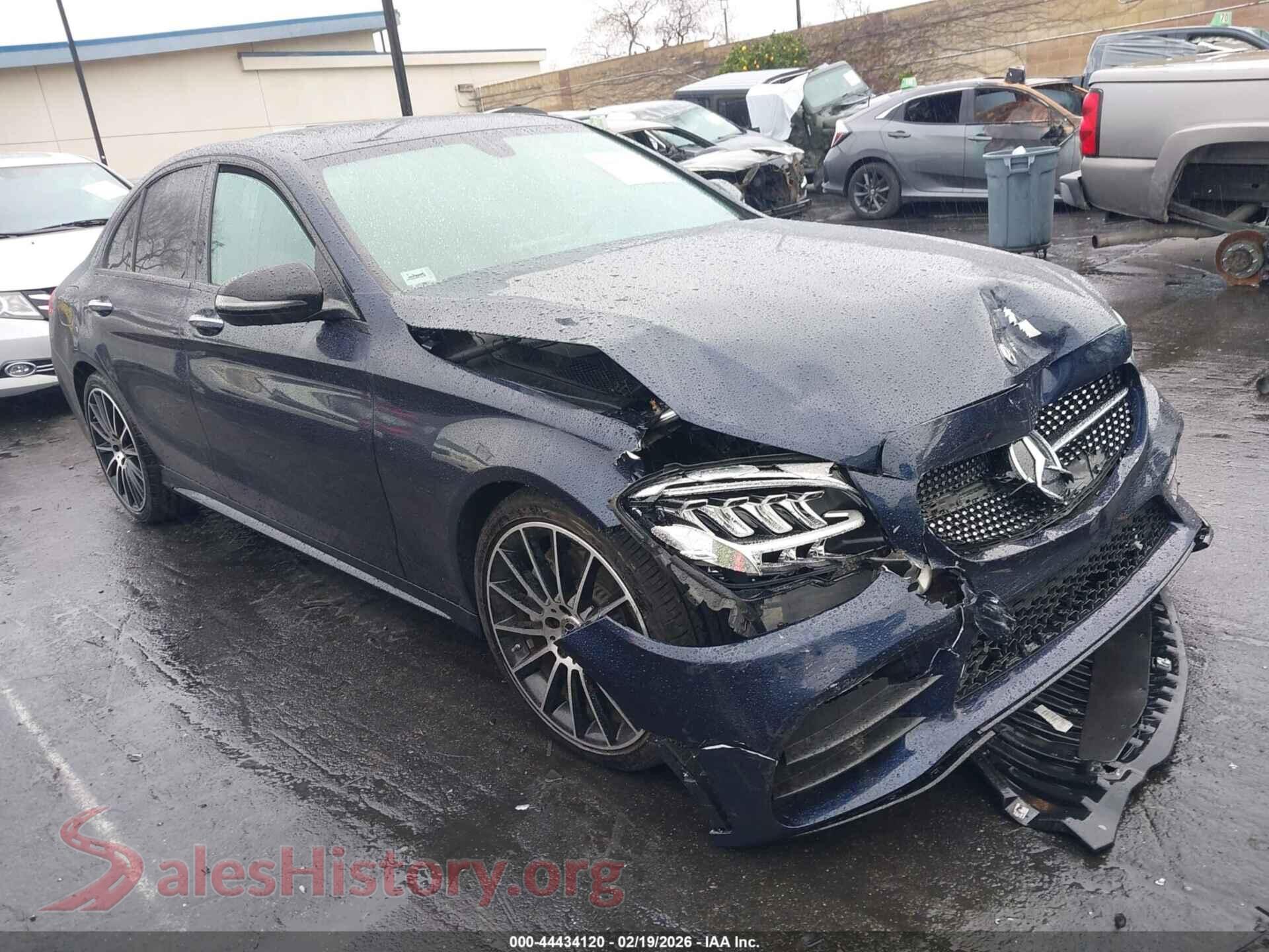2021 MERCEDES-BENZ C 300 — VIN W1KWF8DB0MR628215