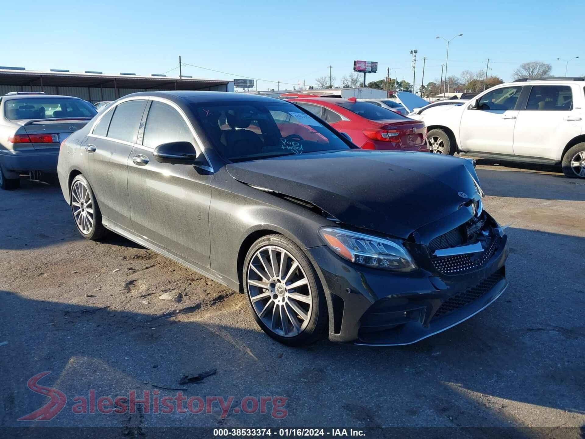 2020 MERCEDES-BENZ C 300 — VIN W1KWF8DB1LR570050
