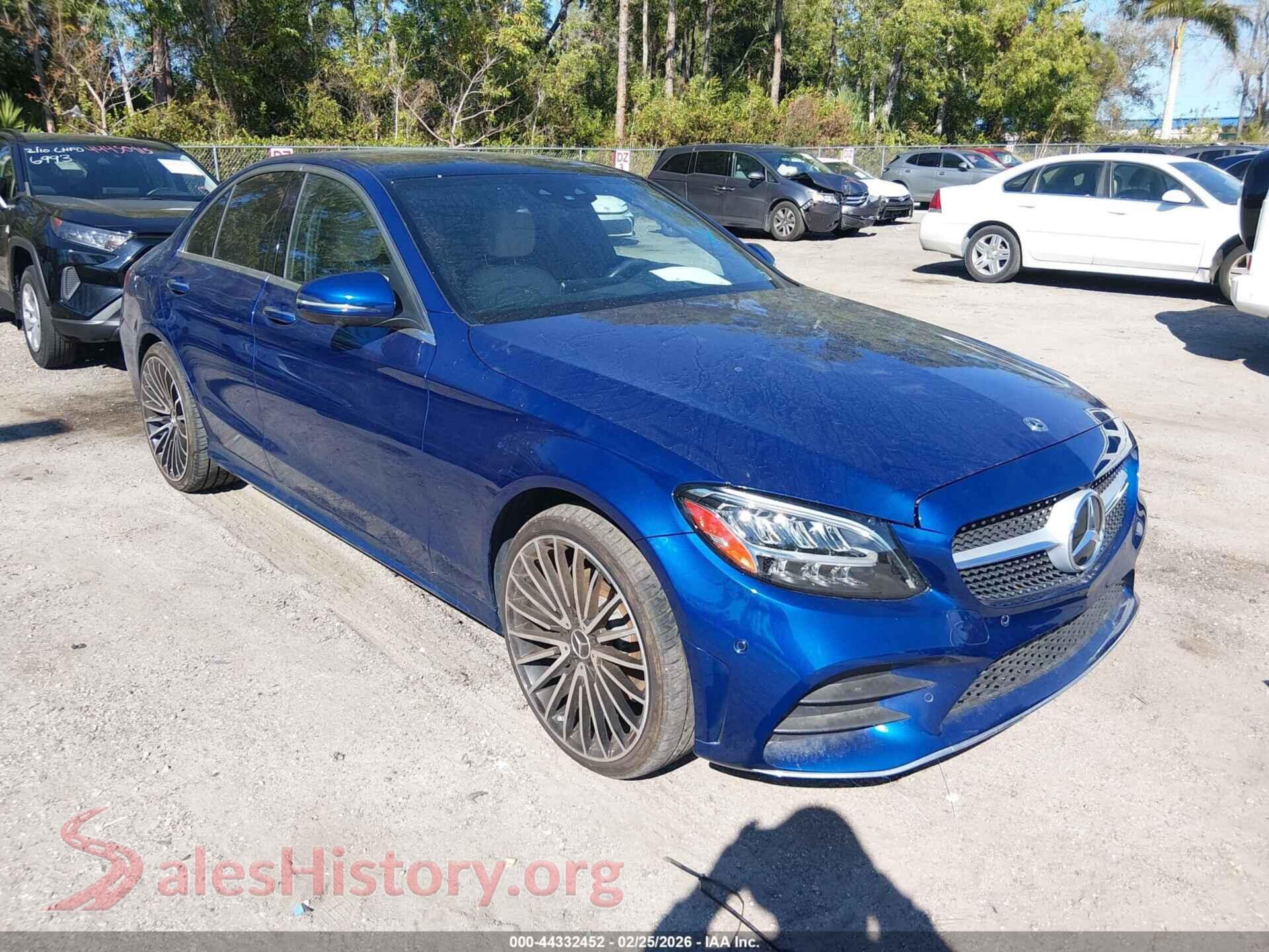 2021 MERCEDES-BENZ C 300 — VIN W1KWF8DB1MR618051
