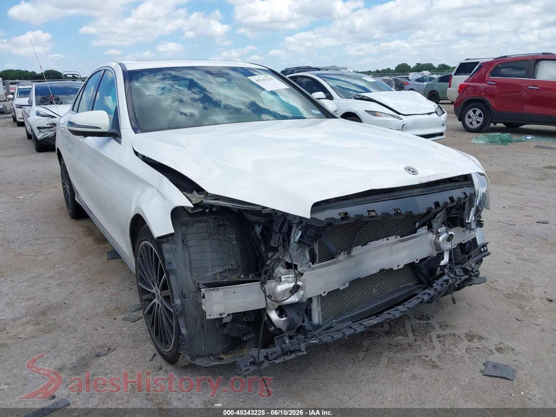 2021 MERCEDES-BENZ C 300 — VIN W1KWF8DB1MR640230