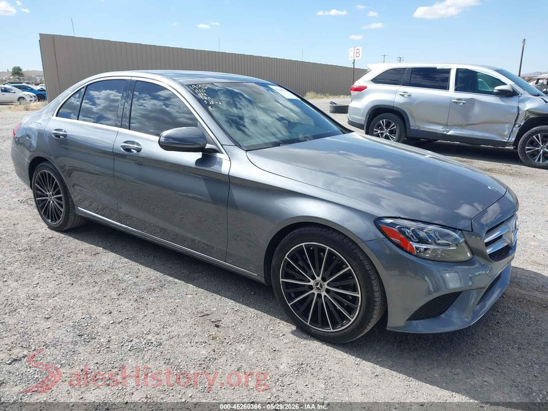 2021 MERCEDES-BENZ C 300 — VIN W1KWF8DB5MR634530