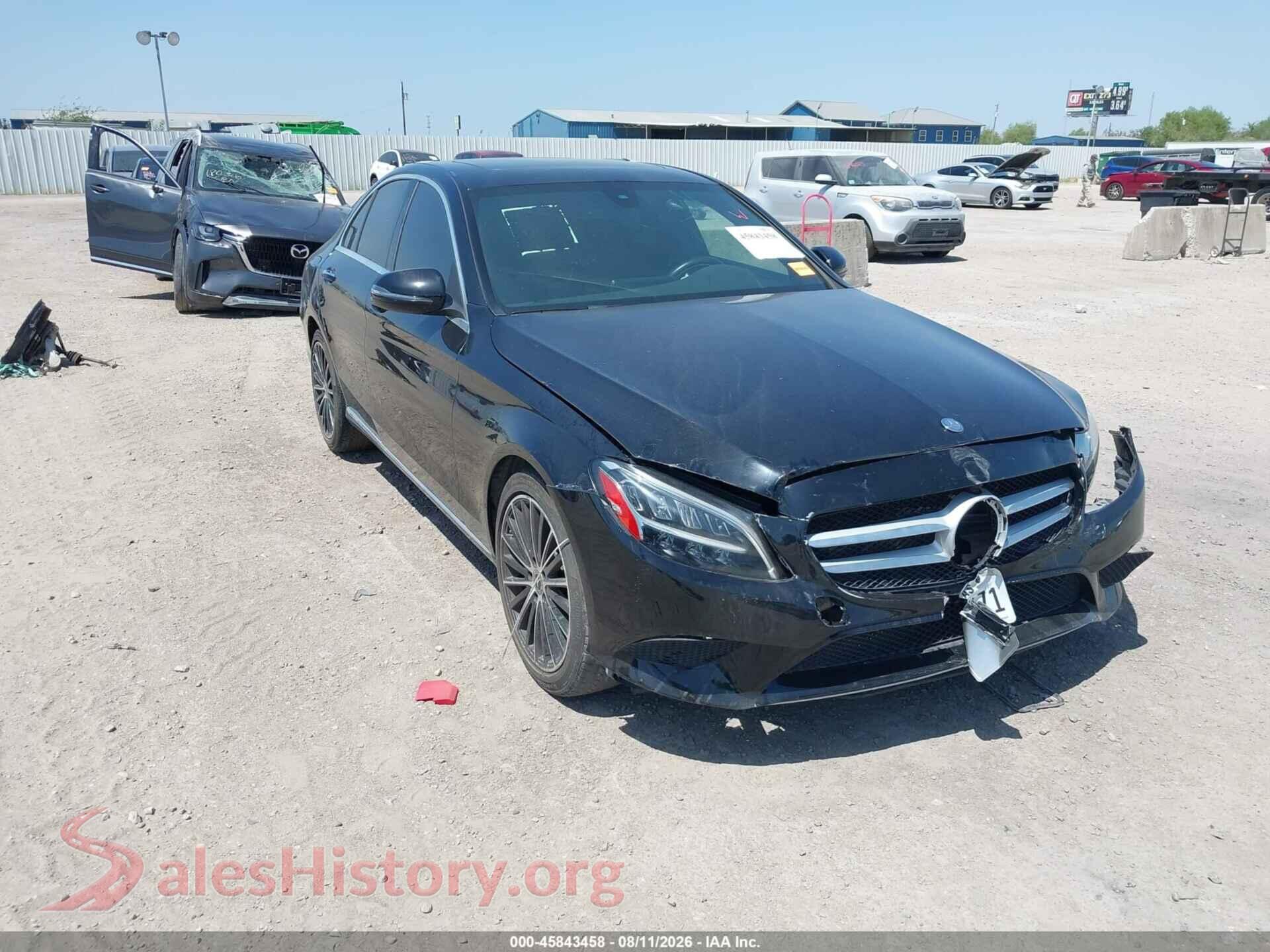 2021 MERCEDES-BENZ C 300 — VIN W1KWF8DB5MR638741