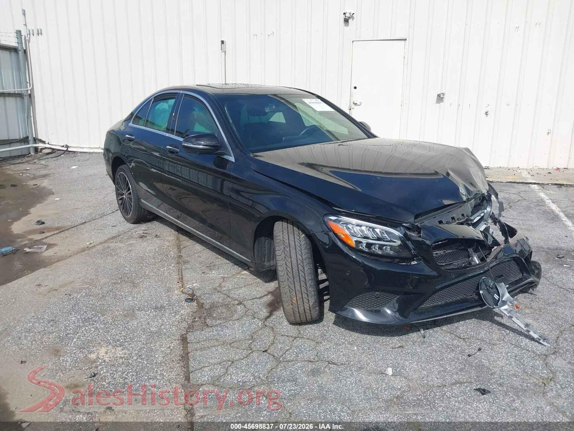 2021 MERCEDES-BENZ C 300 — VIN W1KWF8DB6MR615663