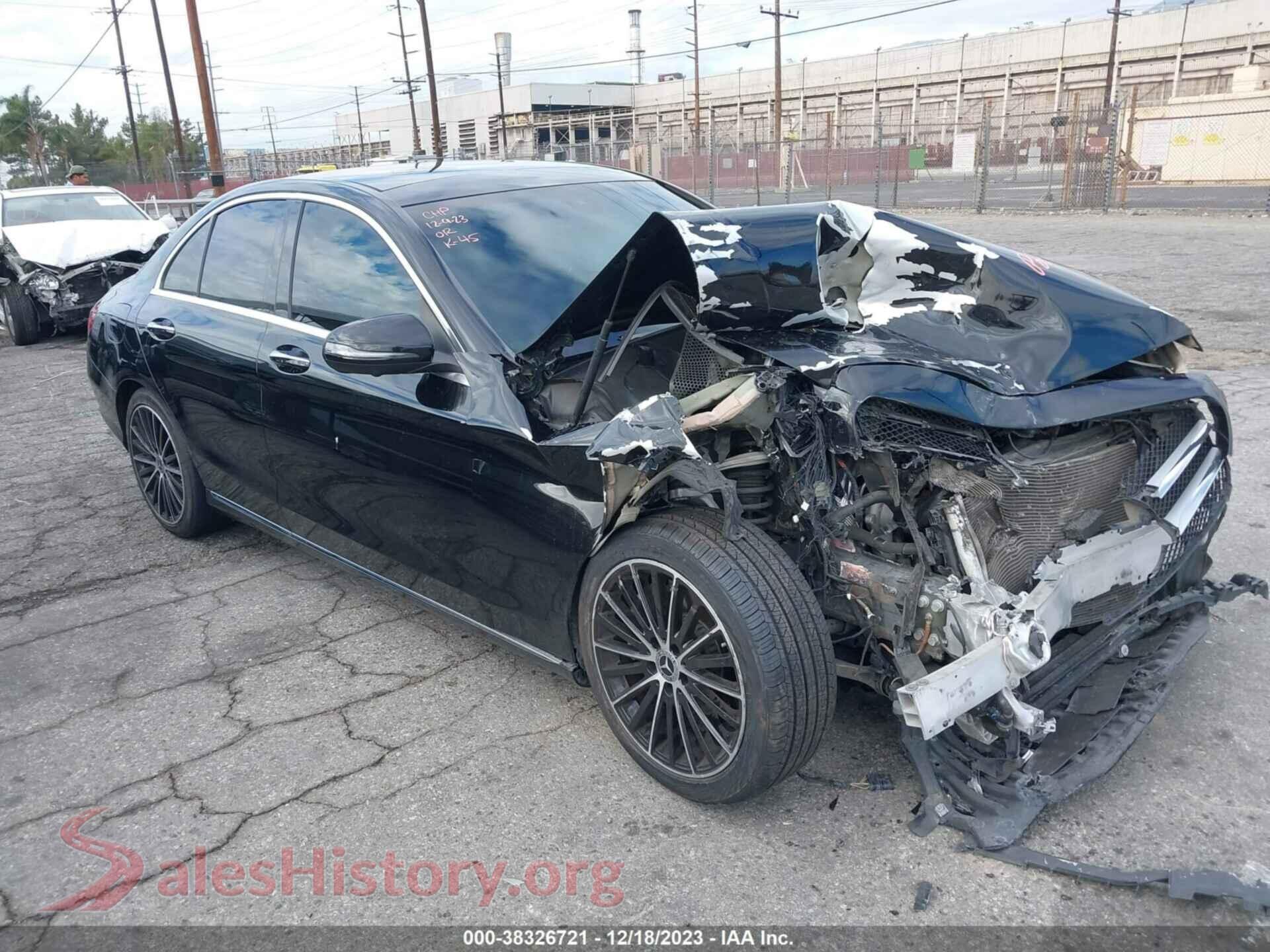 2021 MERCEDES-BENZ C 300 — VIN W1KWF8DB9MR606245