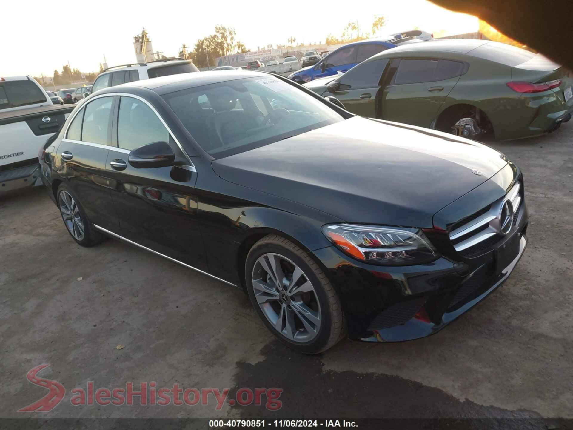 2020 MERCEDES-BENZ C 300 — VIN W1KWF8DBXLR597263