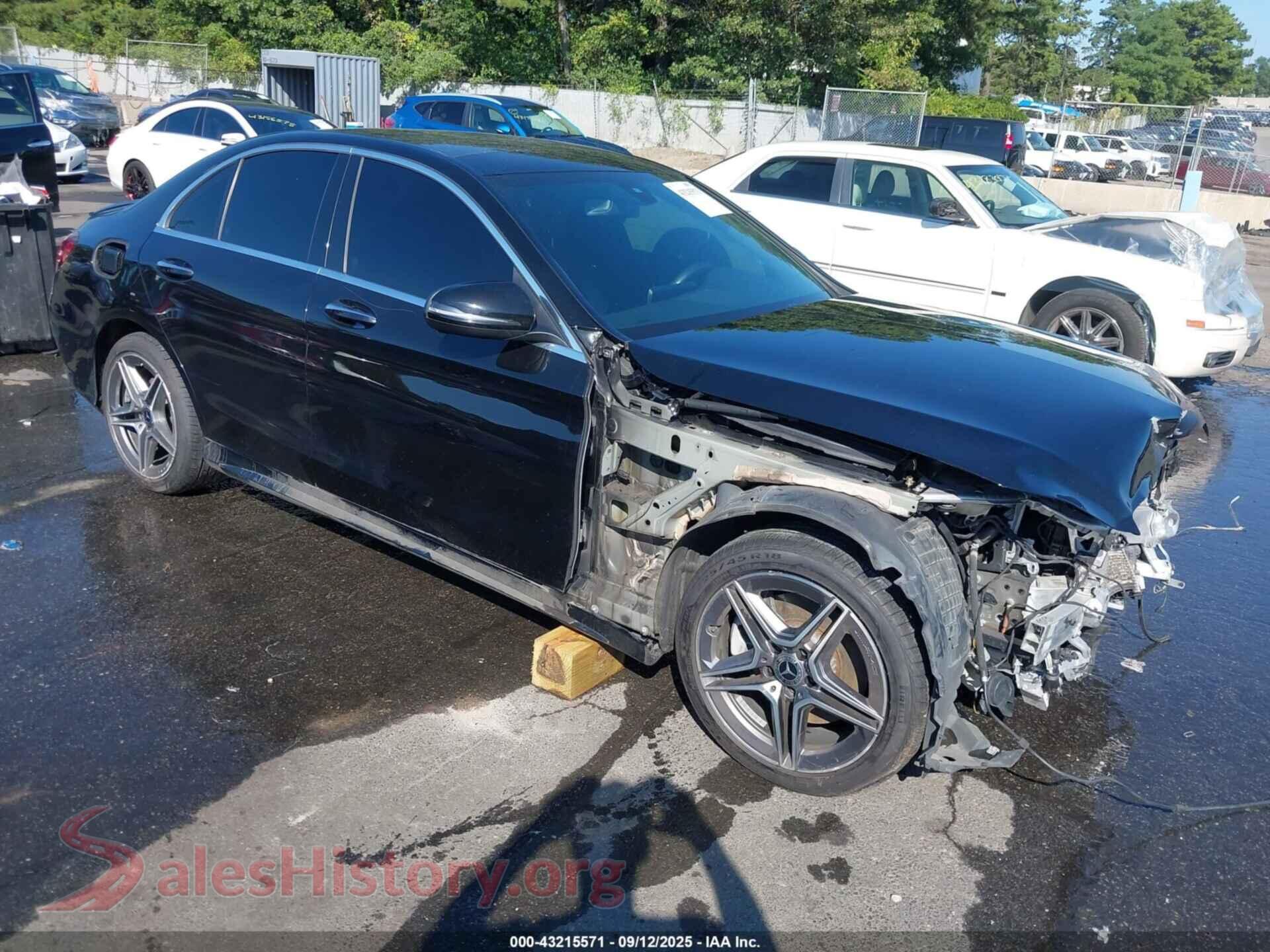2021 MERCEDES-BENZ C 300 — VIN W1KWF8EB2MR652448