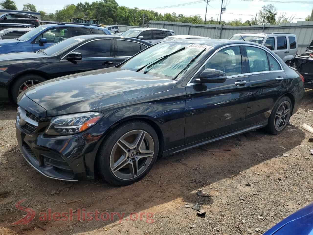 2020 MERCEDES-BENZ C-CLASS — VIN W1KWF8EB4LR575001