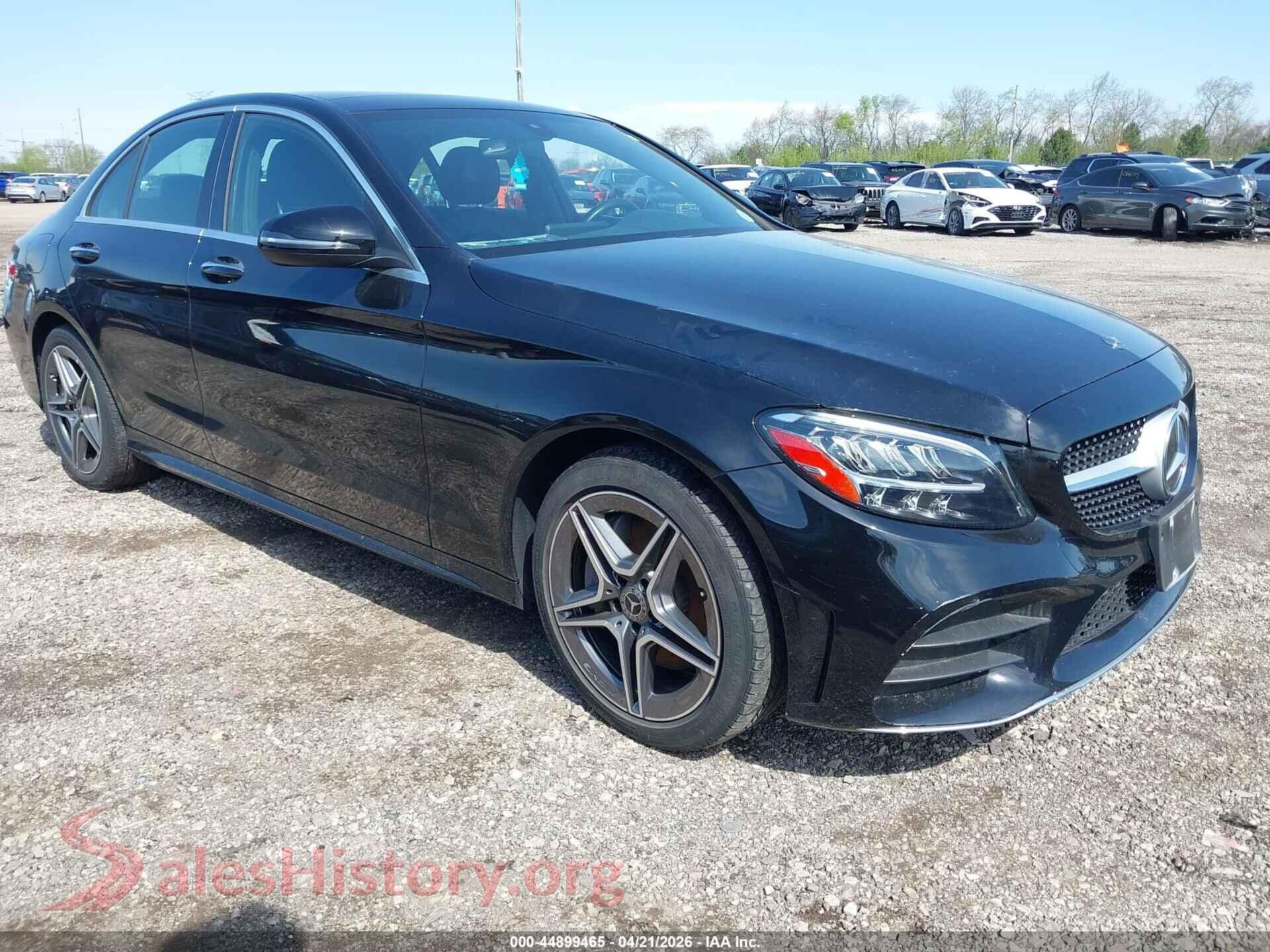 2020 MERCEDES-BENZ C 300 — VIN W1KWF8EB4LR596883