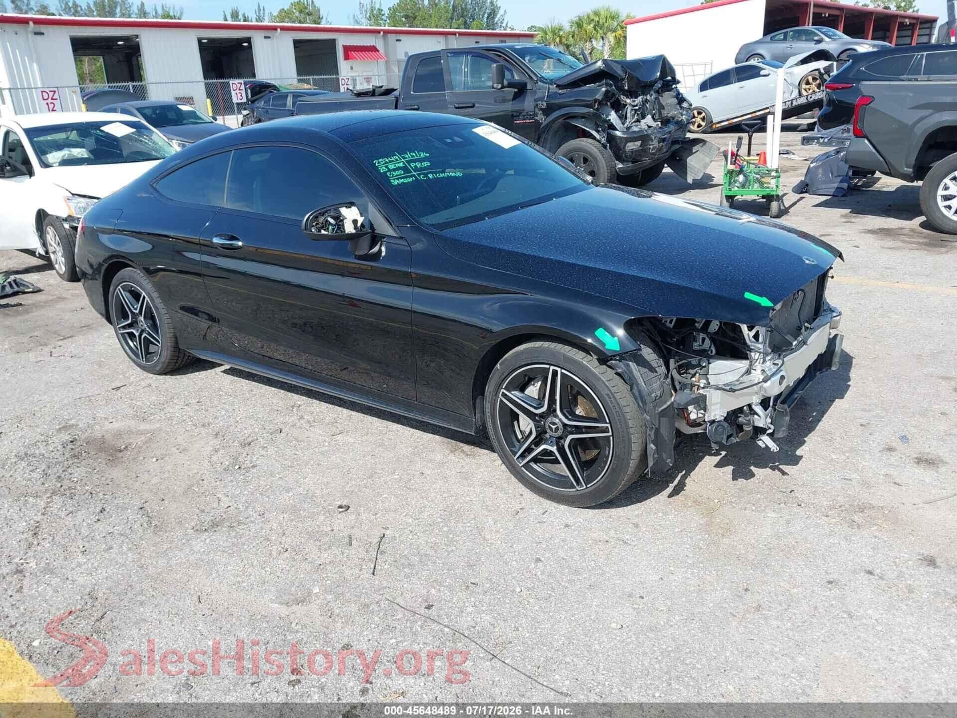 2023 MERCEDES-BENZ C 300 — VIN W1KWJ8EB8PG121205