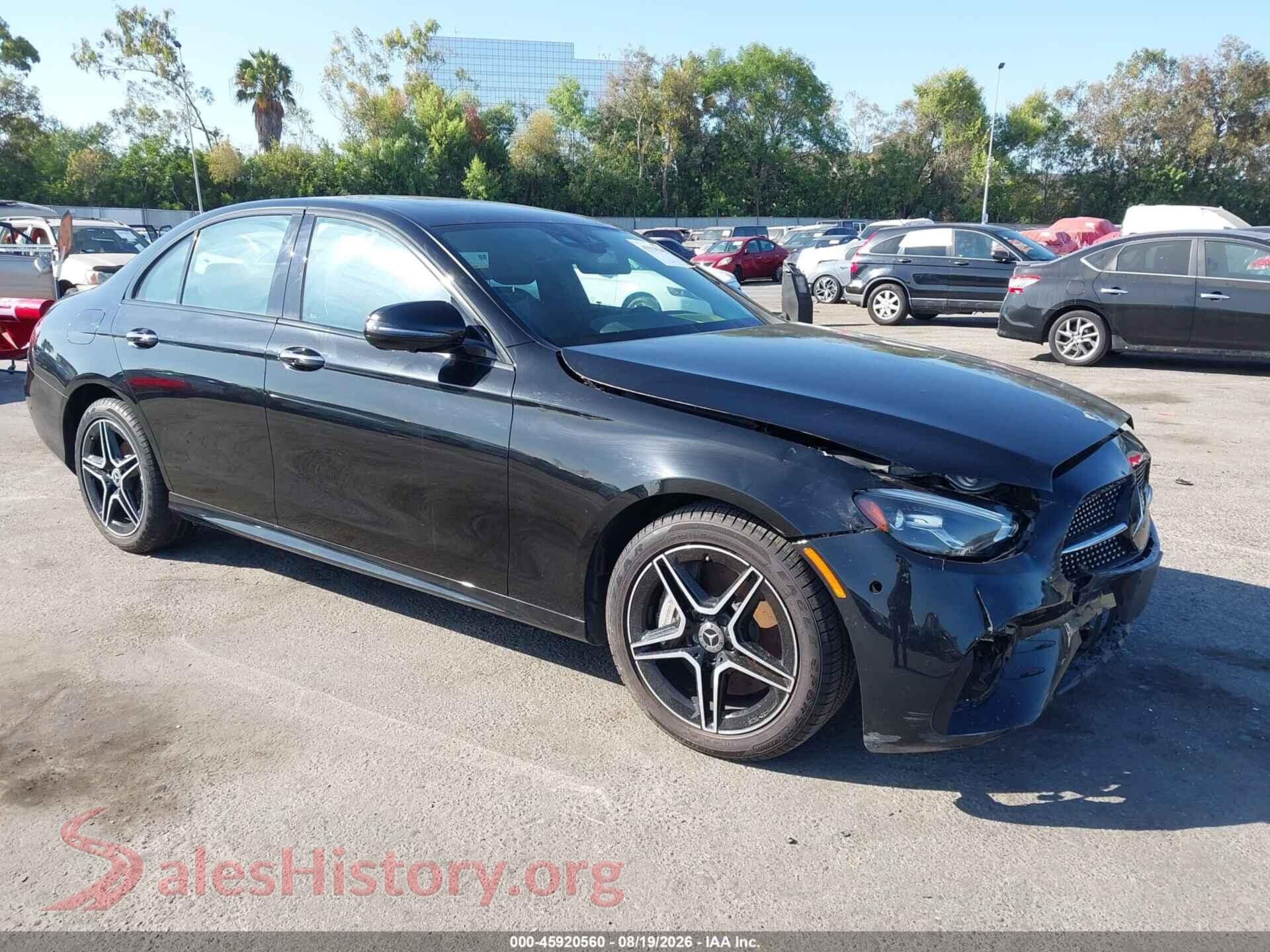 2022 MERCEDES-BENZ E 350 — VIN W1KZF8DB7NB086828