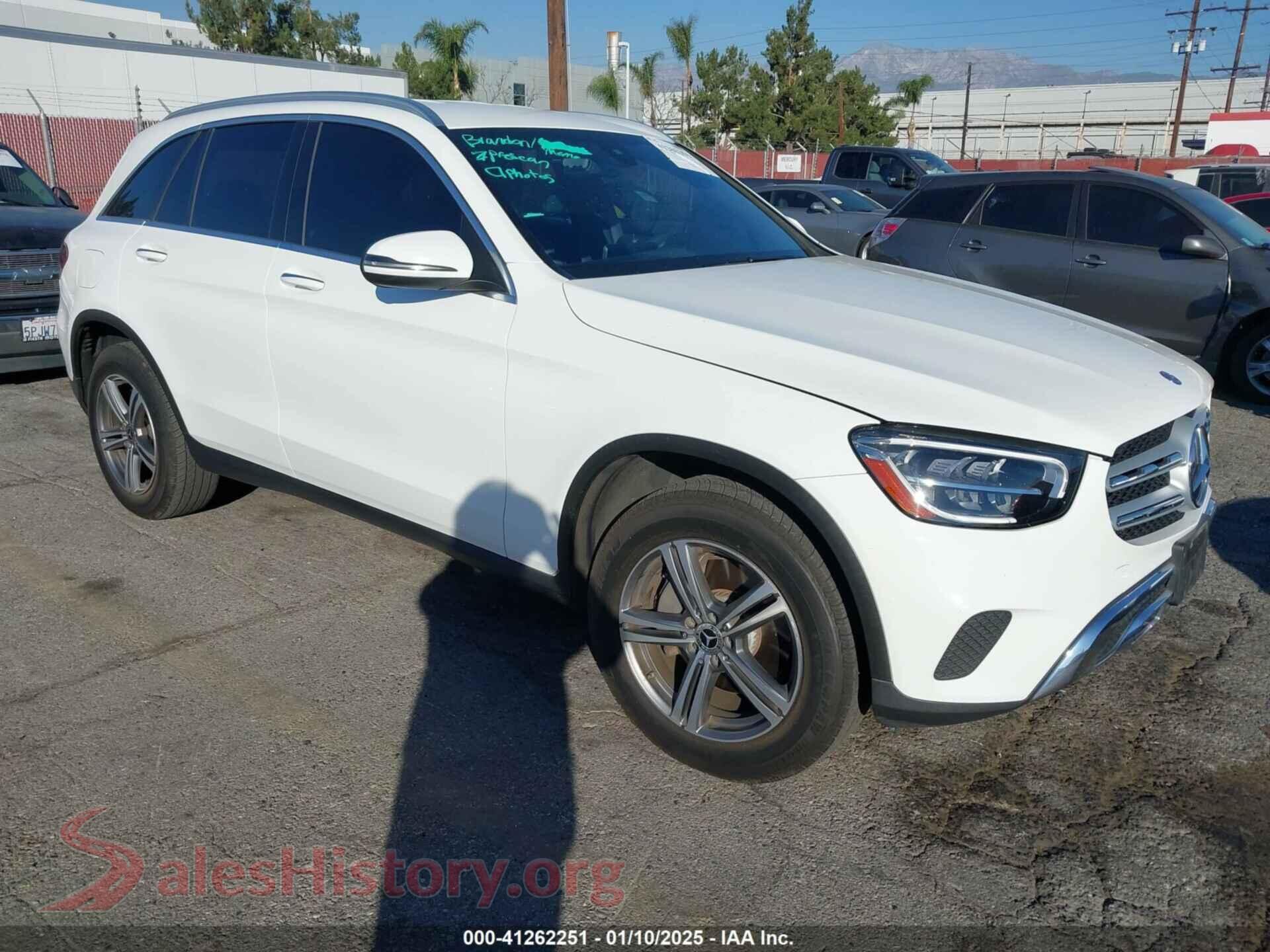 2020 MERCEDES-BENZ GLC 300 — VIN W1N0G8DB0LF850078