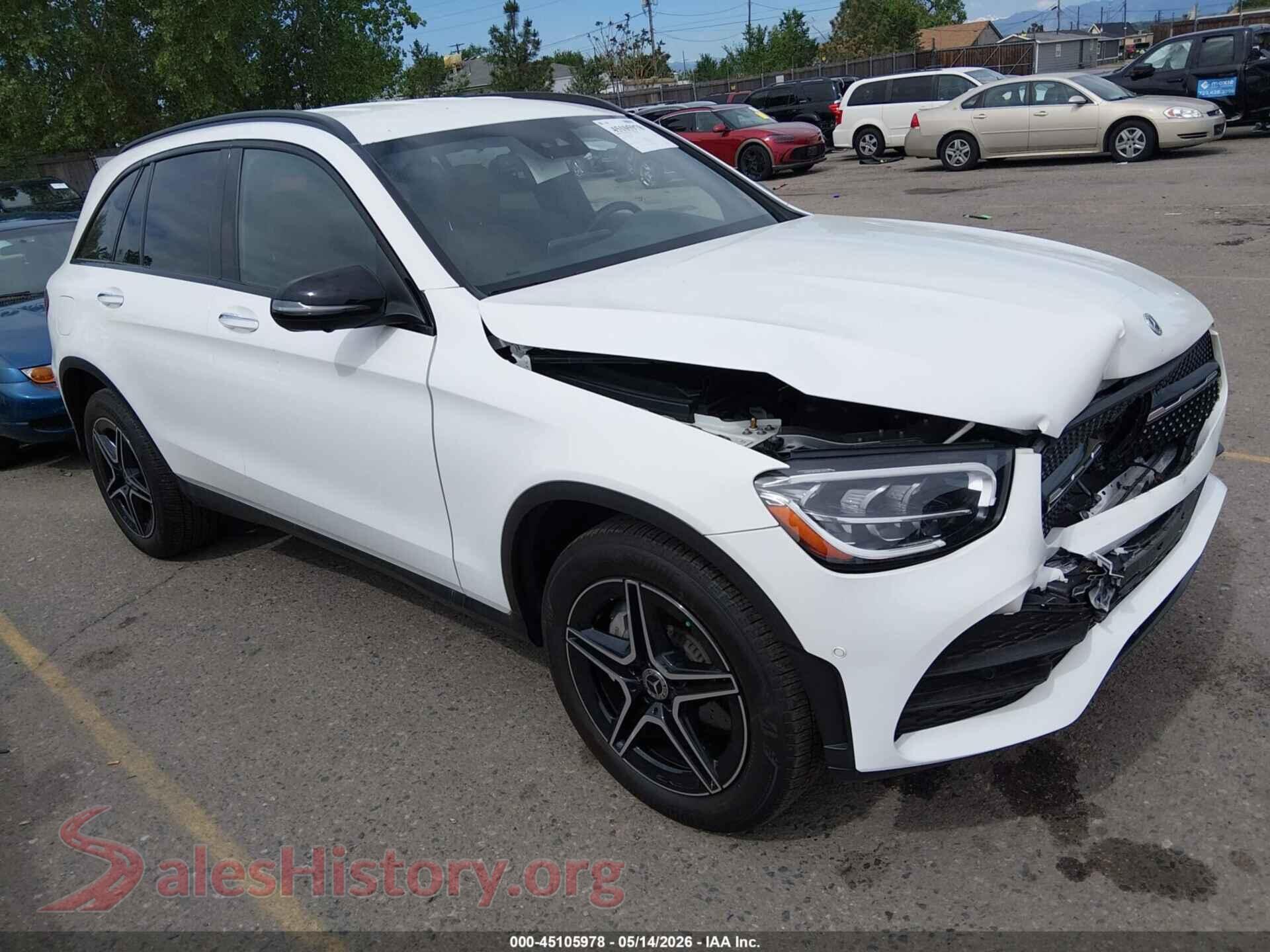 2022 MERCEDES-BENZ GLC 300 — VIN W1N0G8EB9NV342909