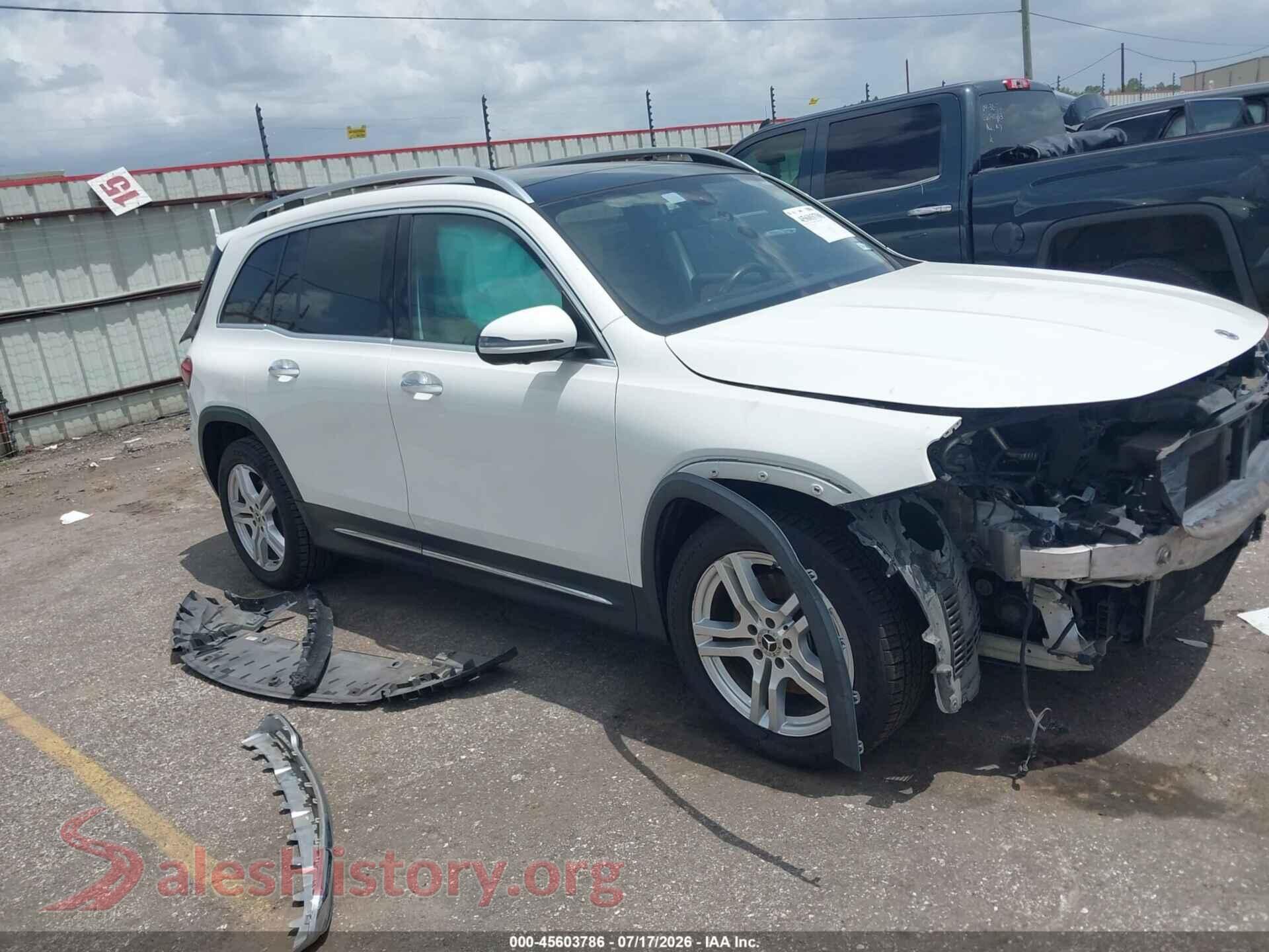 2021 MERCEDES-BENZ GLB 250 — VIN W1N4M4GB4MW124515