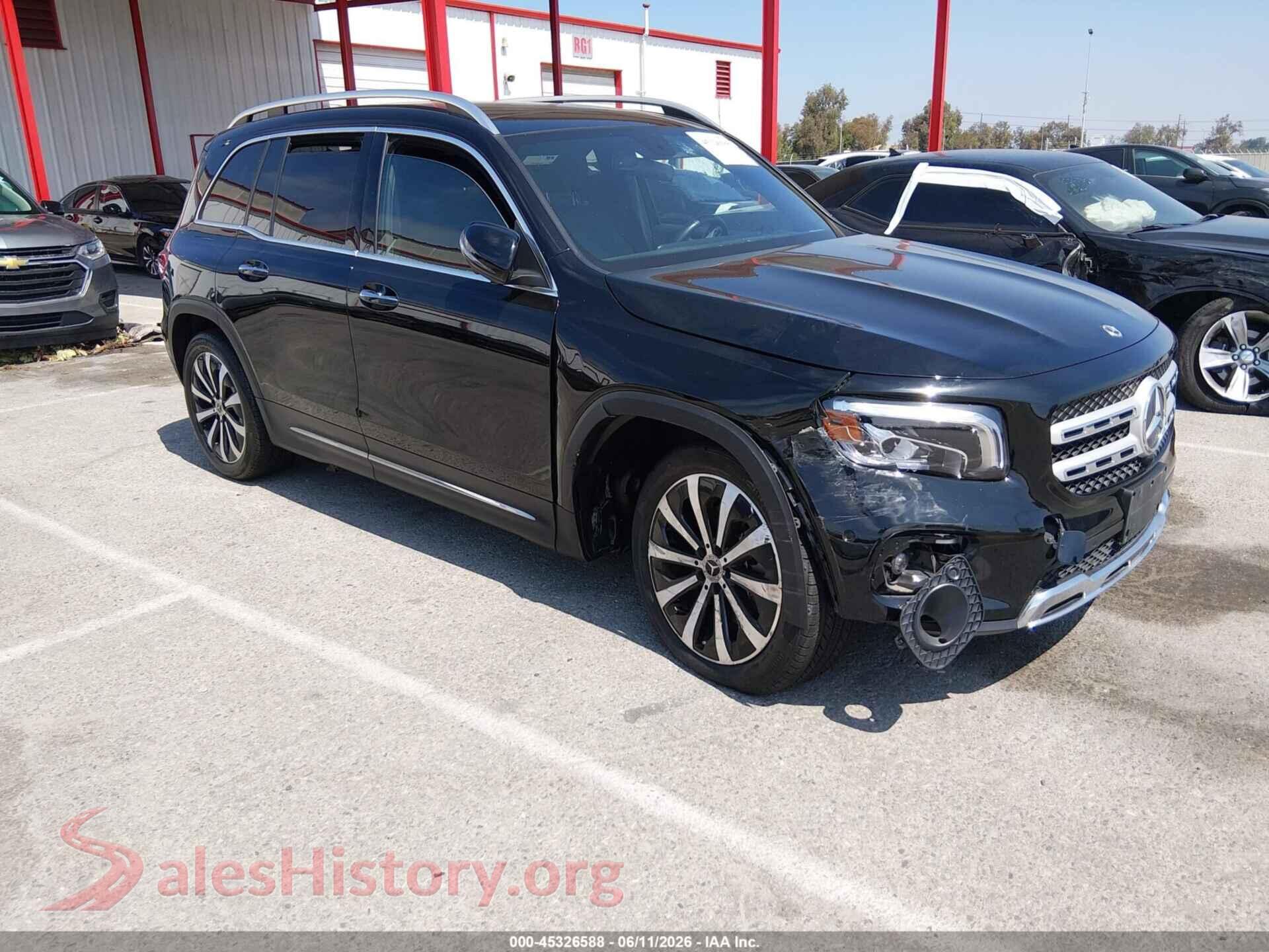 2023 MERCEDES-BENZ GLB 250 — VIN W1N4M4GB8PW328481
