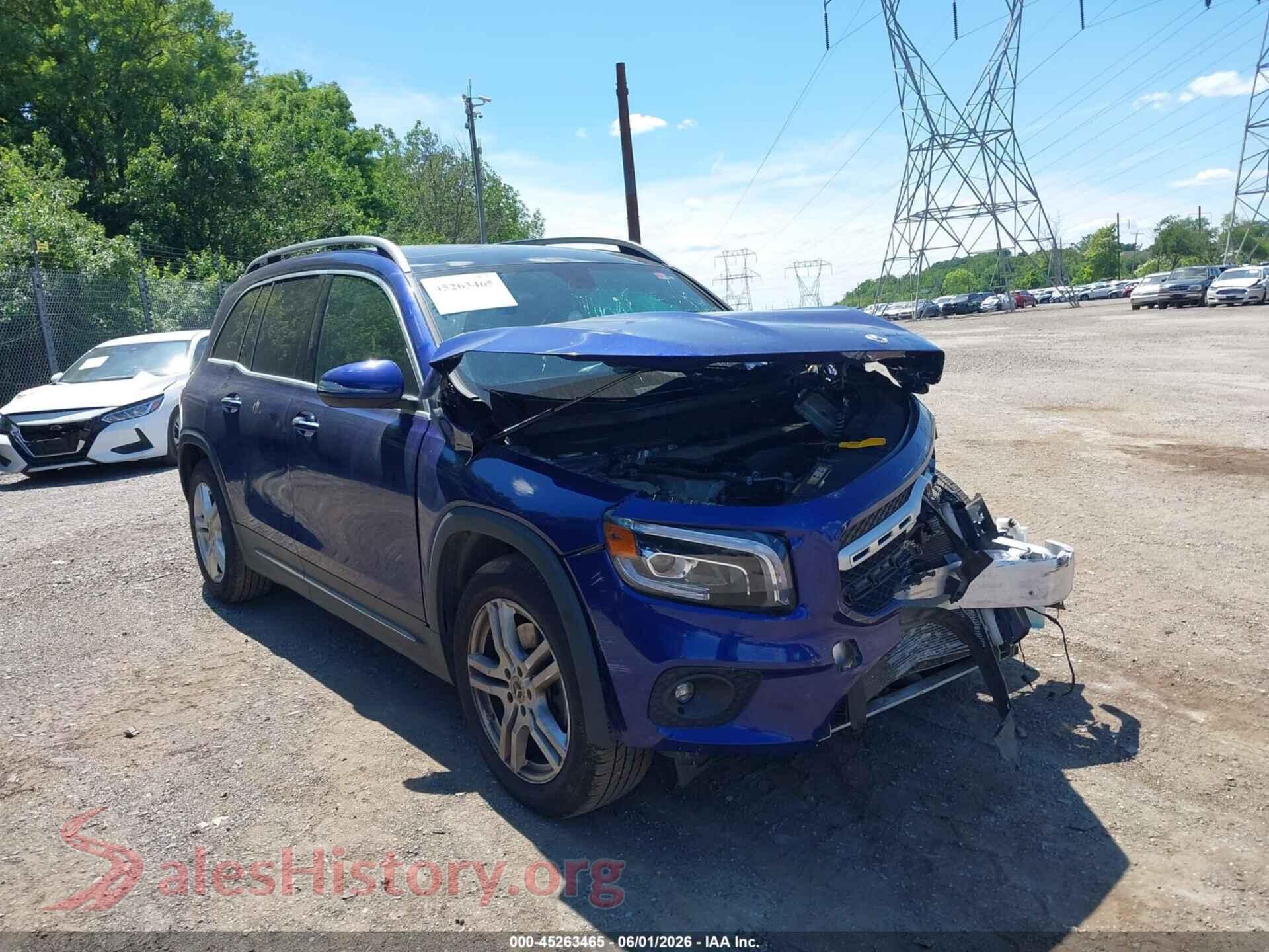 2021 MERCEDES-BENZ GLB 250 — VIN W1N4M4HBXMW157338