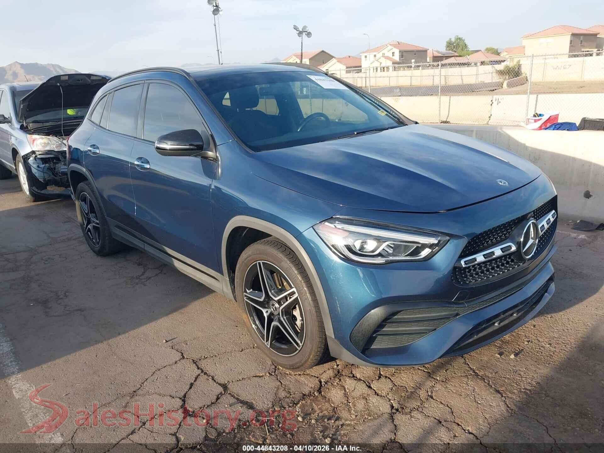 2021 MERCEDES-BENZ GLA 250 — VIN W1N4N4GB5MJ158800