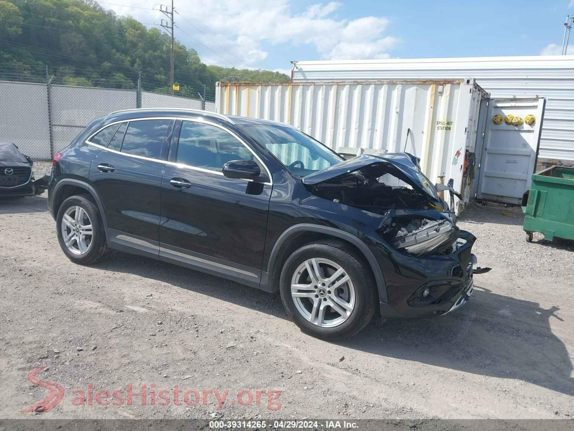 2021 MERCEDES-BENZ GLA 250 — VIN W1N4N4HB6MJ162675