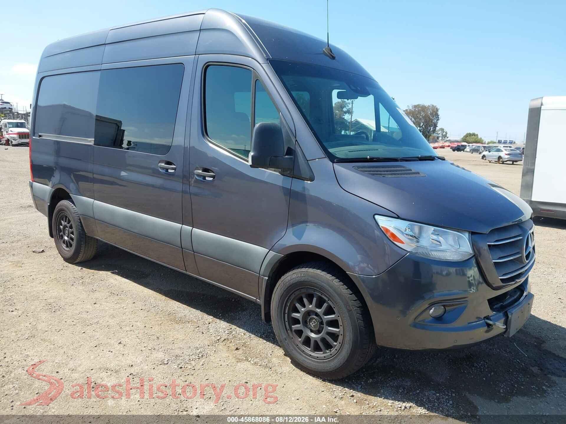 2021 MERCEDES-BENZ SPRINTER 2500 — VIN W1W4DBHY4MT050243