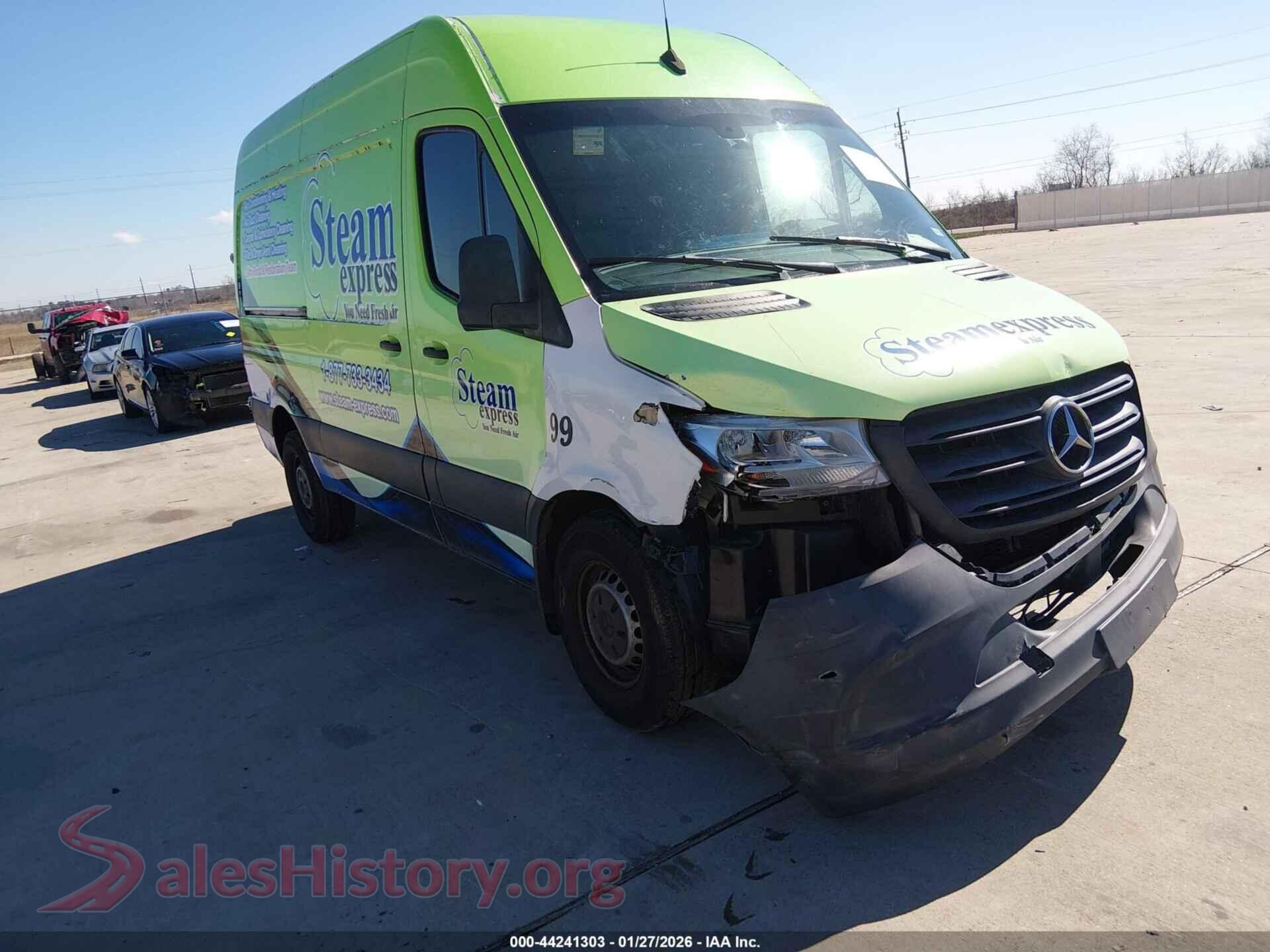 2020 MERCEDES-BENZ SPRINTER 2500 — VIN W1W4EBHY5LT020860
