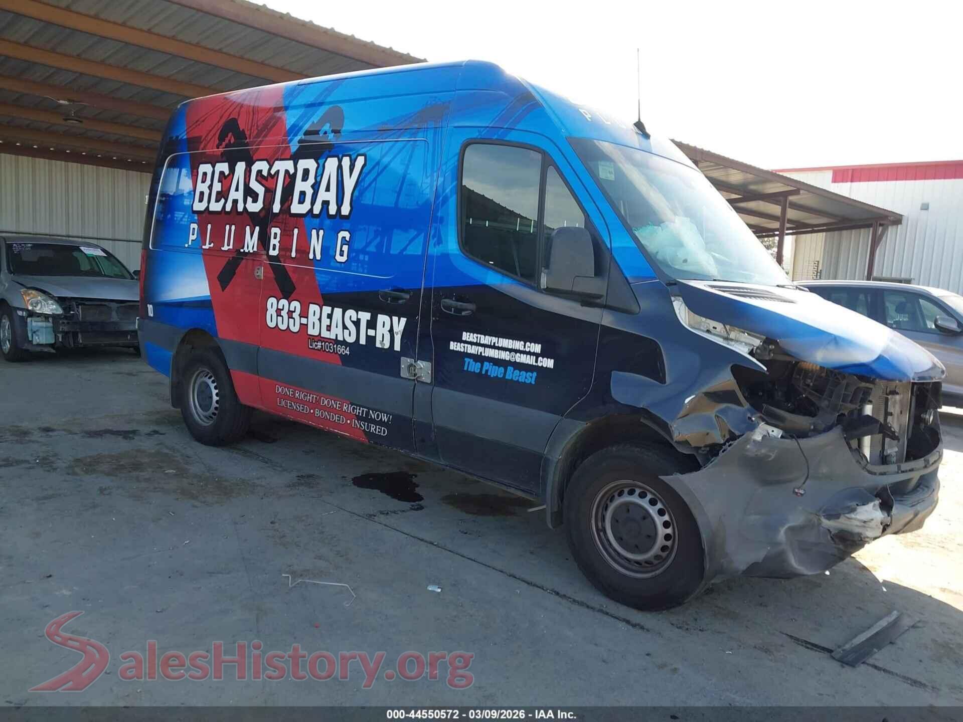 2023 MERCEDES-BENZ SPRINTER 2500 — VIN W1Y40BHY3PT125554