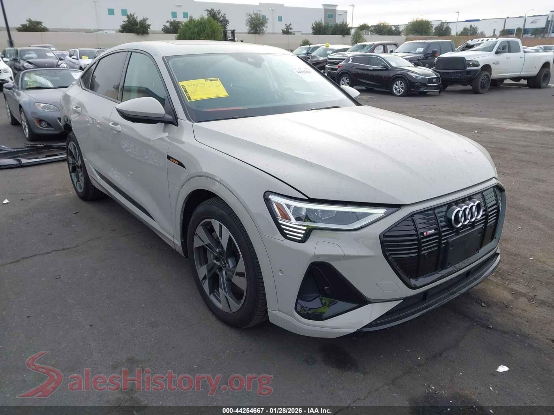 2022 AUDI E-TRON SPORTBACK — VIN WA11AAGE6NB007503