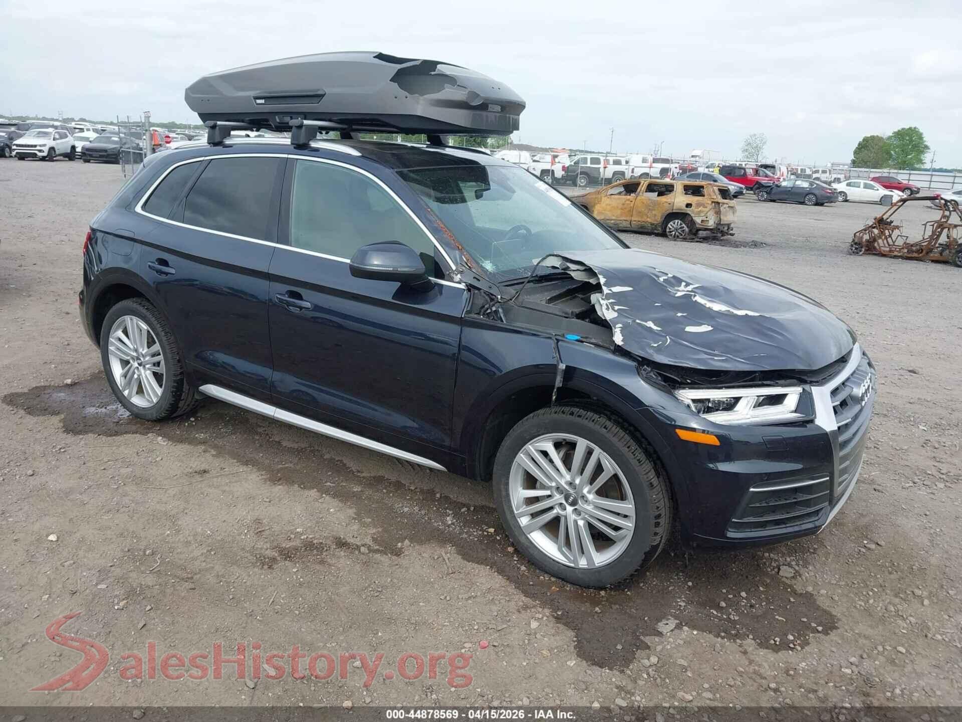 2020 AUDI Q5 — VIN WA1BNAFY7L2021864