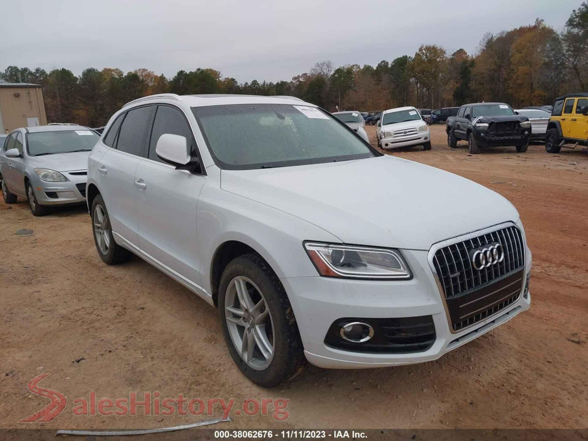 2017 AUDI Q5 — VIN WA1C2AFP1HA098585