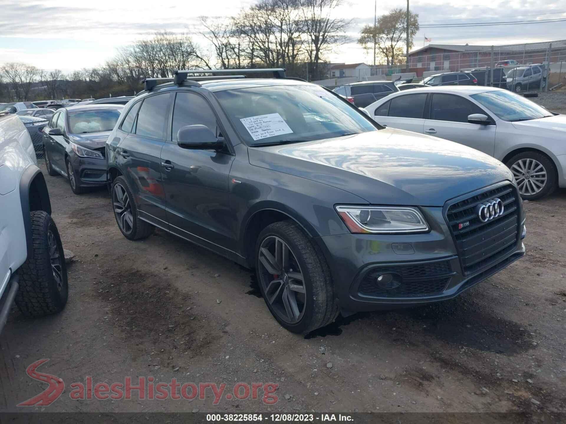 2016 AUDI SQ5 — VIN WA1CCAFP4GA064703