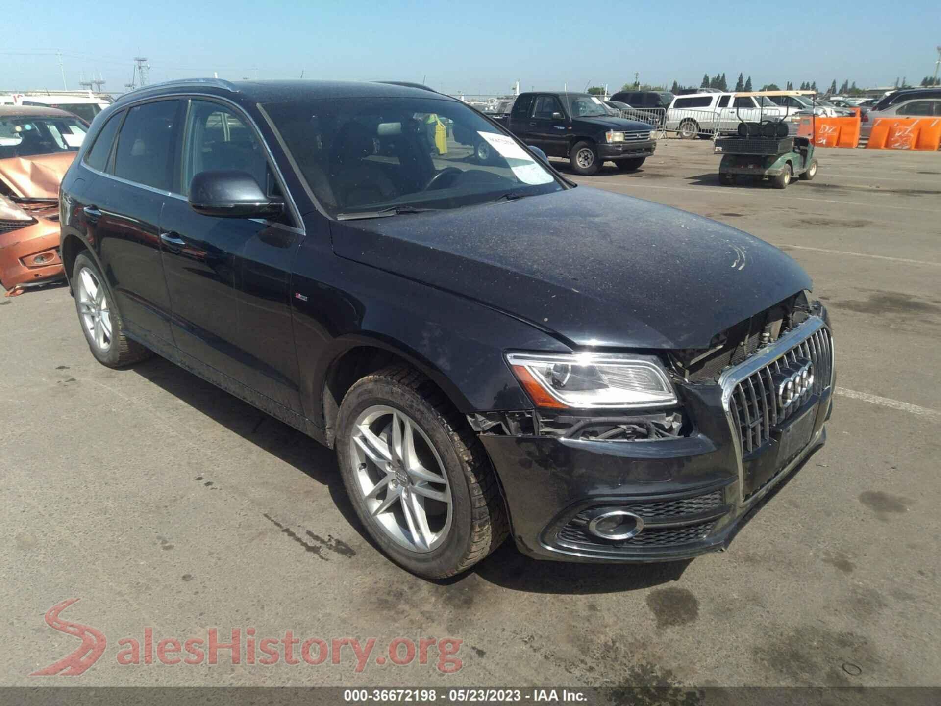 2017 AUDI Q5 — VIN WA1D7AFPXHA038911