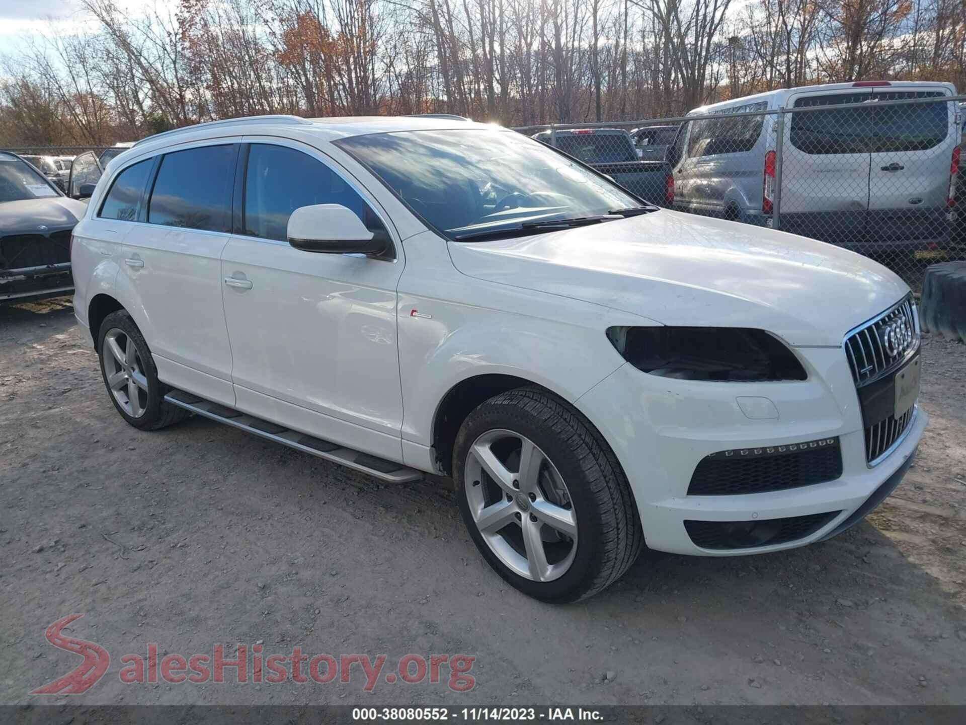2015 AUDI Q7 — VIN WA1DGAFE0FD001179