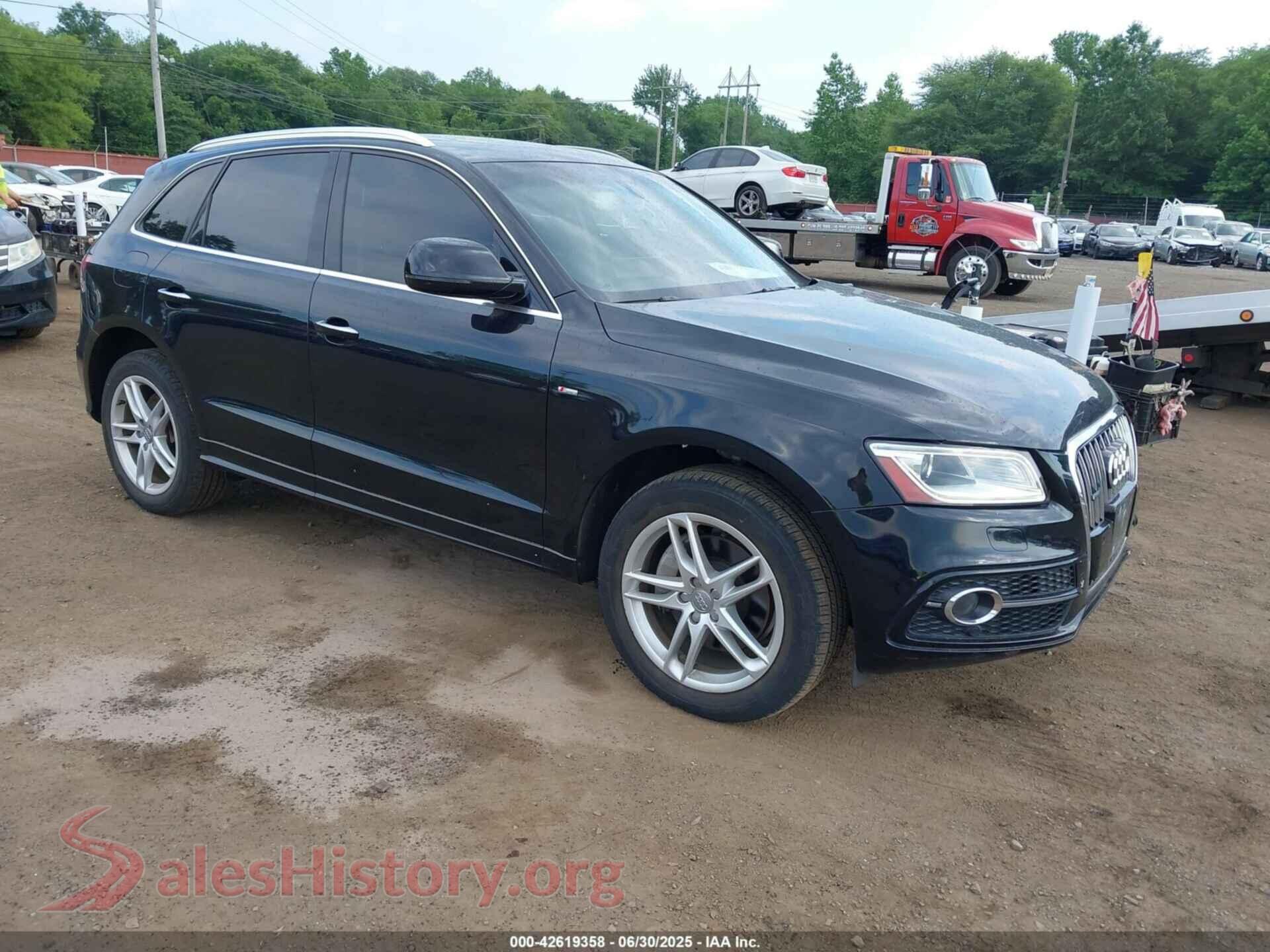 2015 AUDI Q5 — VIN WA1DGAFP0FA102340