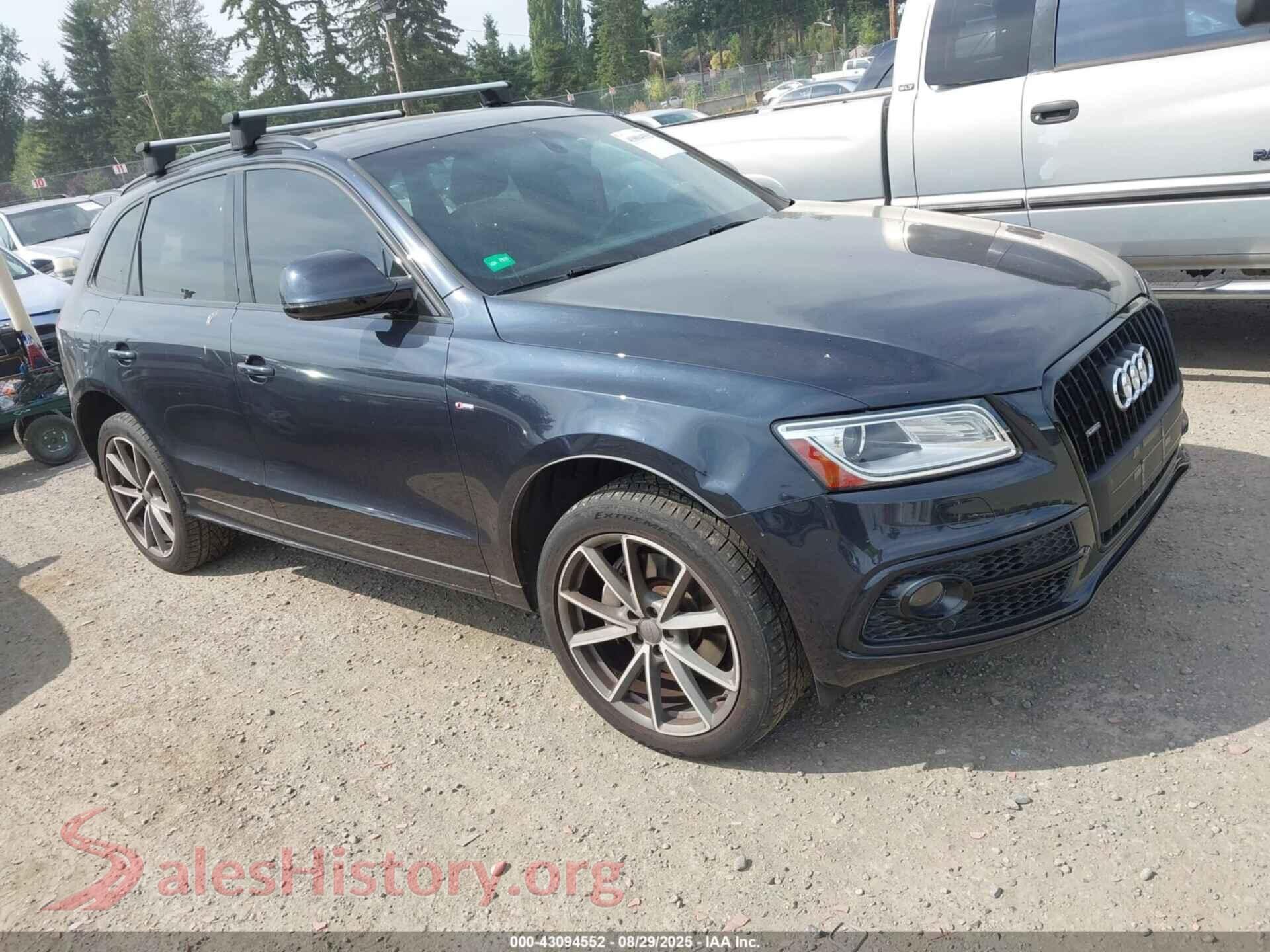 2015 AUDI Q5 — VIN WA1DMAFP7FA123677