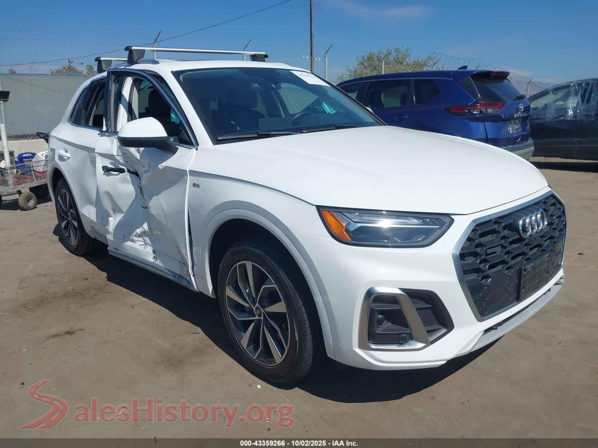 2022 AUDI Q5 — VIN WA1EAAFY5N2129895