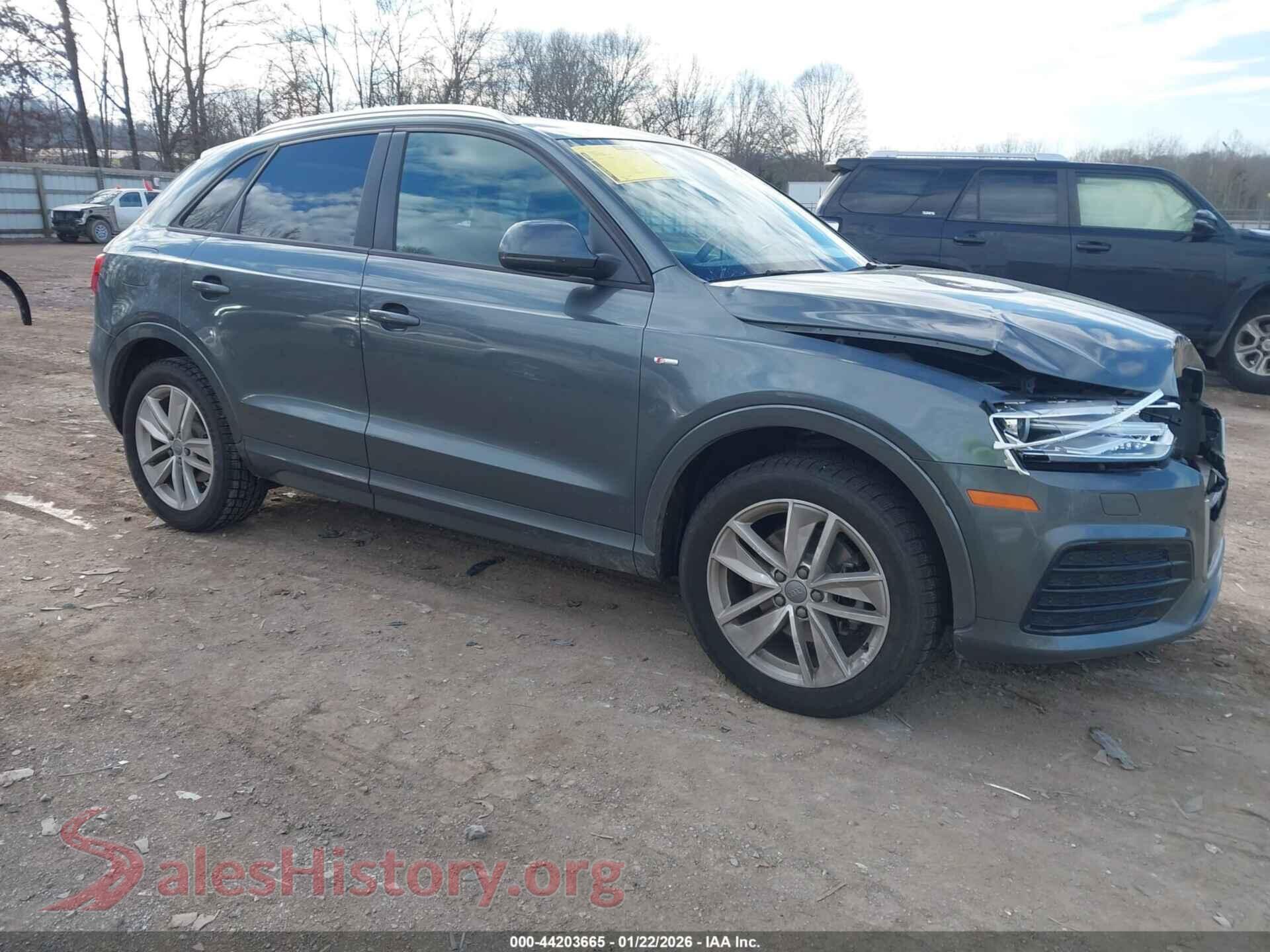 2018 AUDI Q3 — VIN WA1ECCFS5JR033705