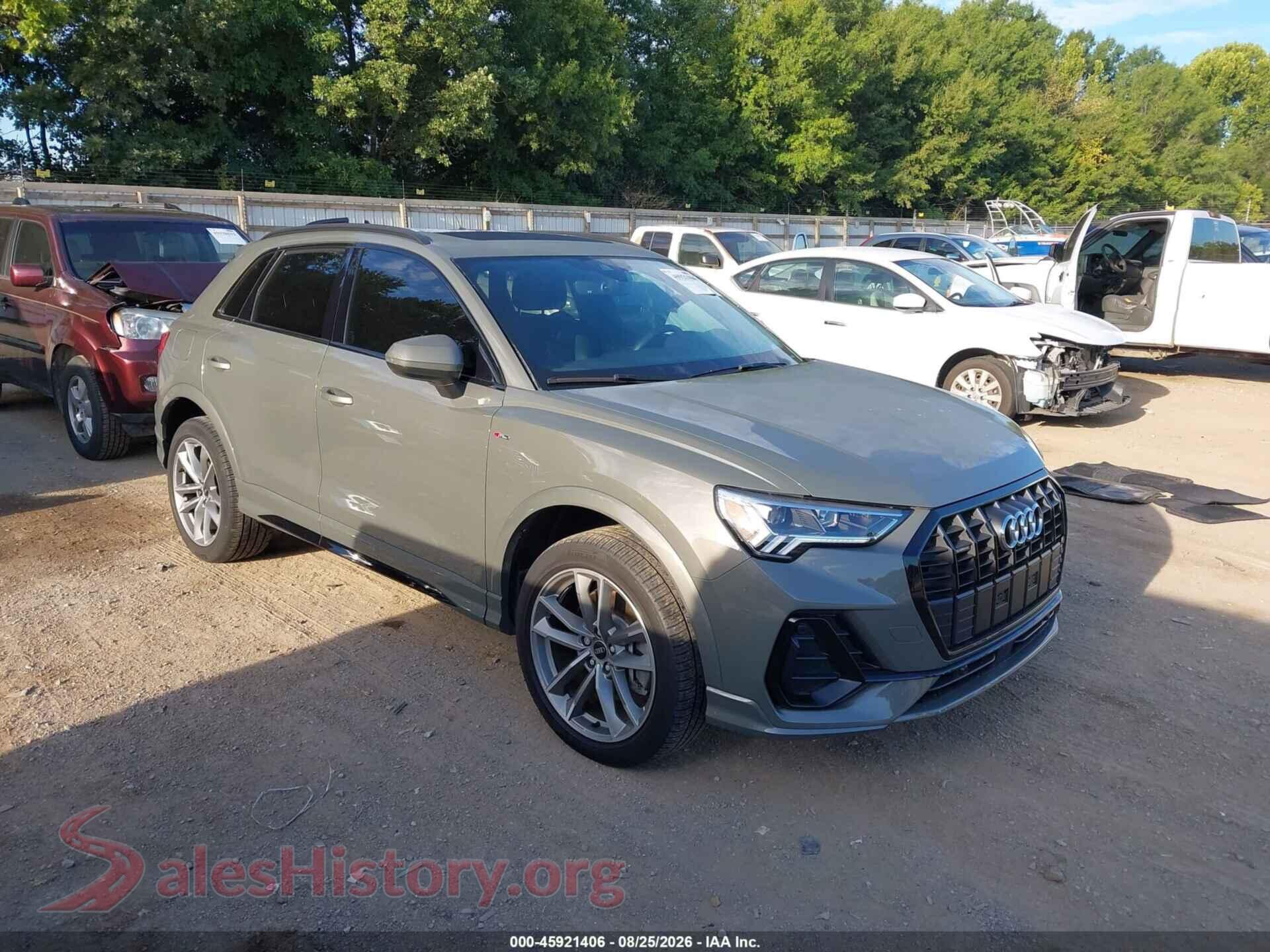 2023 AUDI Q3 — VIN WA1EECF34P1144515
