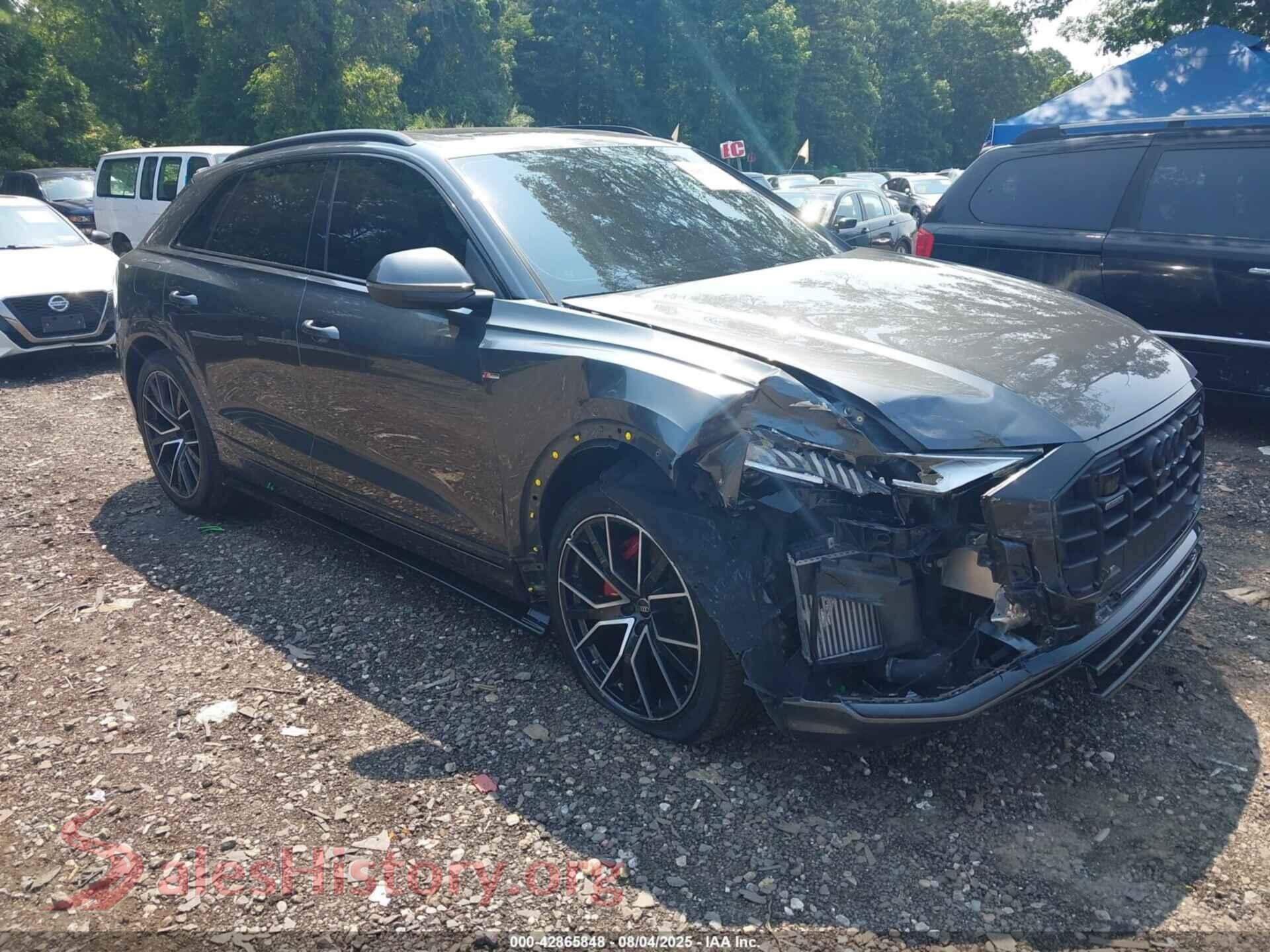 2022 AUDI Q8 — VIN WA1EVBF14ND021821