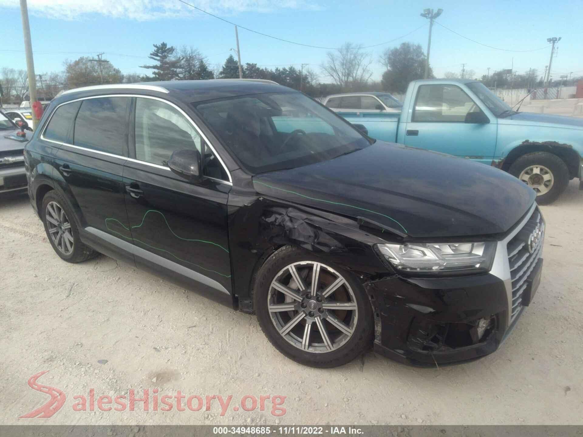 2018 AUDI Q7 — VIN WA1LAAF7XJD037081
