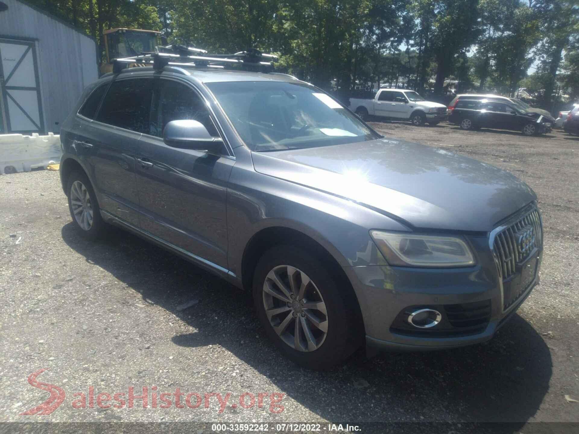 2013 AUDI Q5 — VIN WA1LFAFP6DA065029