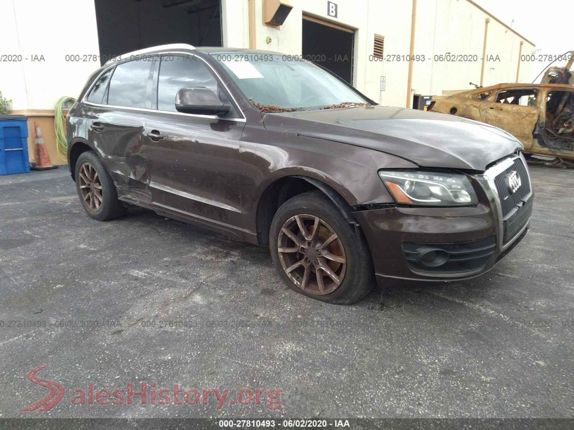 2011 AUDI Q5 — VIN WA1LFAFP7BA043506