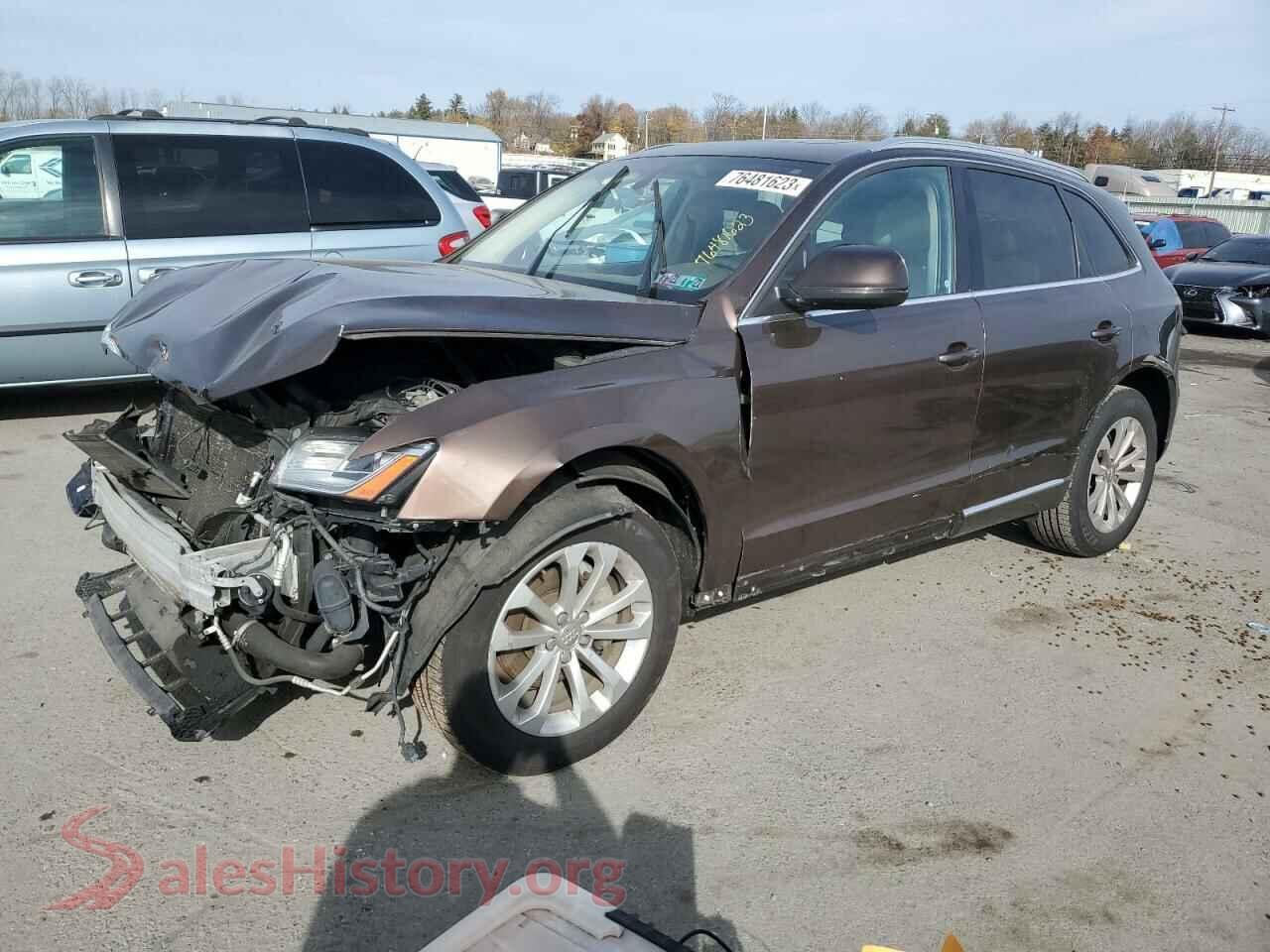 2014 AUDI Q5 — VIN WA1LFAFP7EA074758