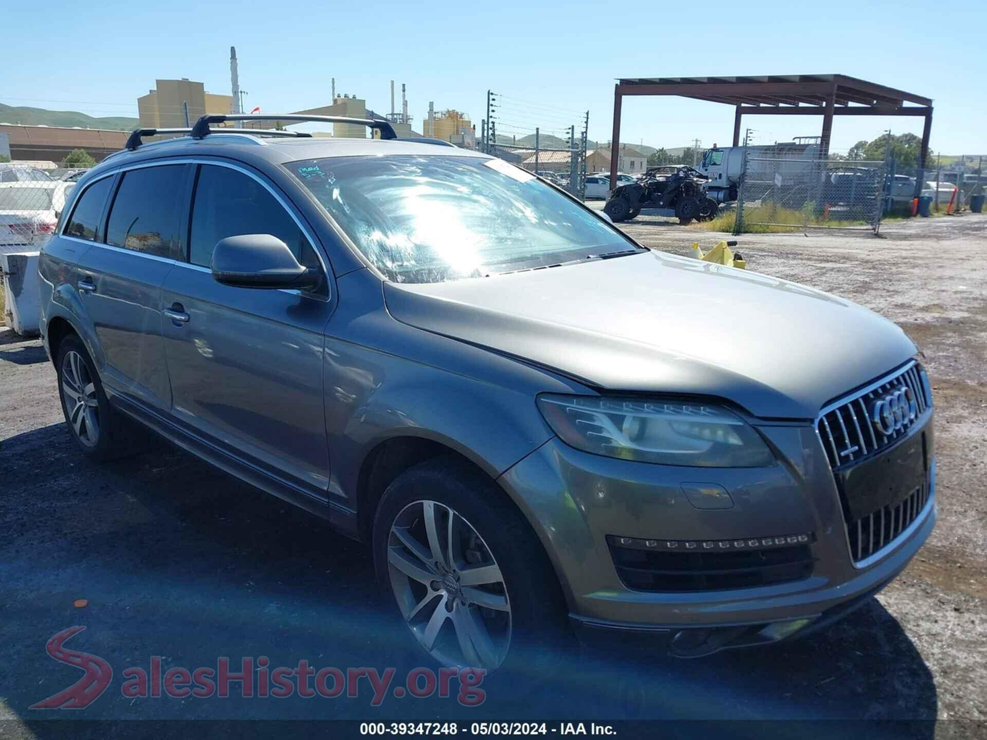 2014 AUDI Q7 — VIN WA1LGAFEXED015469
