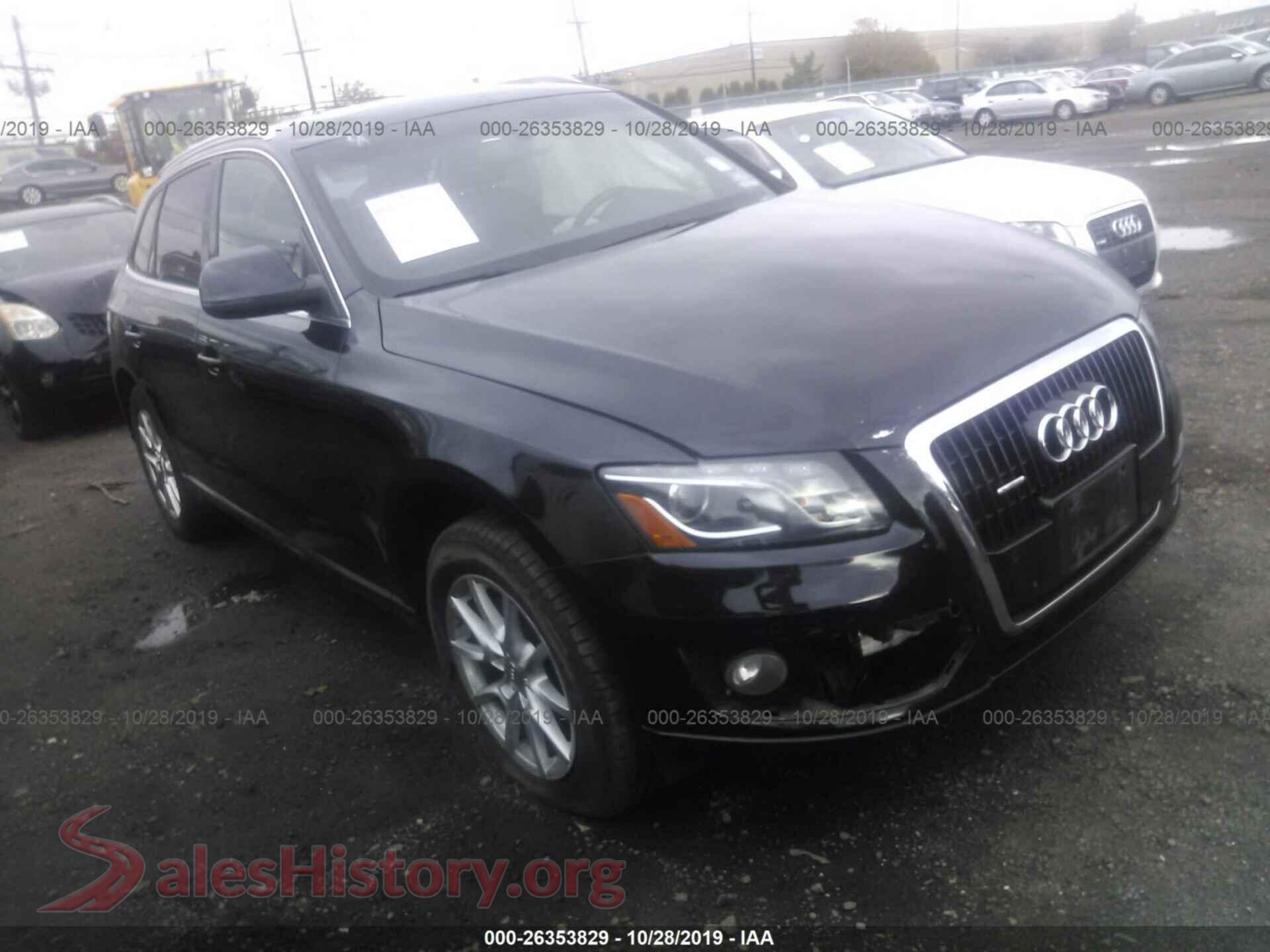 2010 AUDI Q5 — VIN WA1LKAFP4AA086940