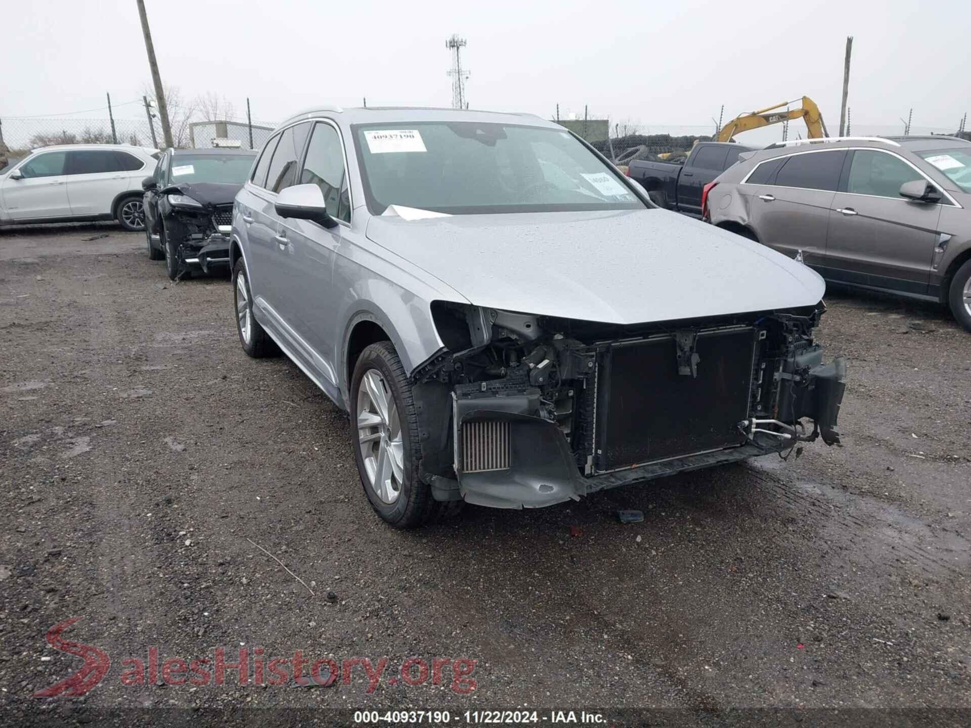 2021 AUDI Q7 — VIN WA1LXAF75MD015427