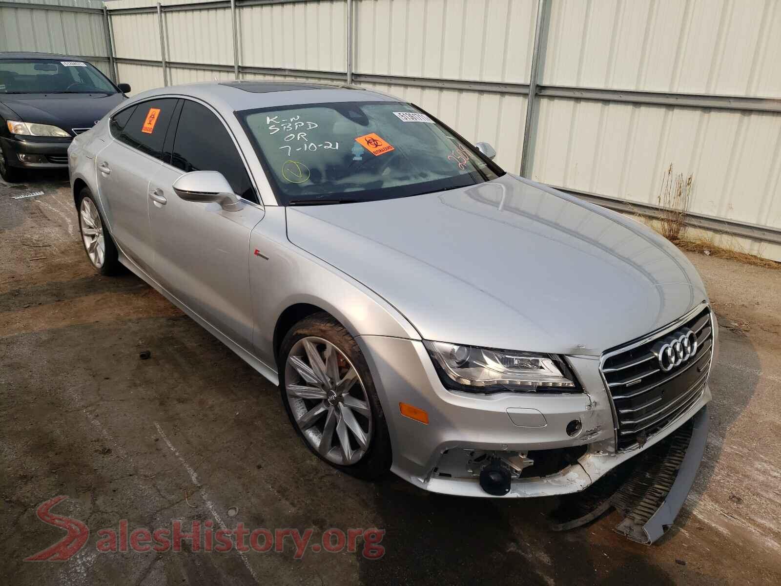 2012 AUDI A7 — VIN WAU2GAFC3CN062508