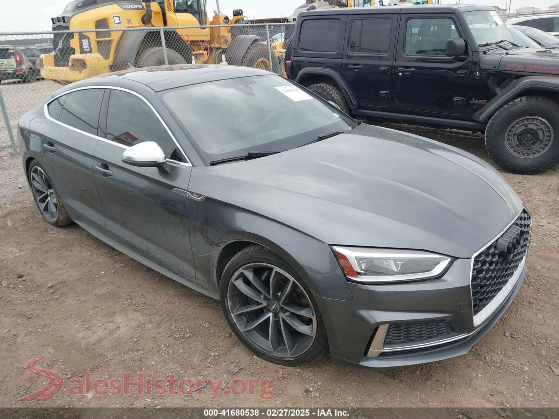 2019 AUDI S5 — VIN WAUA4CF53KA012098