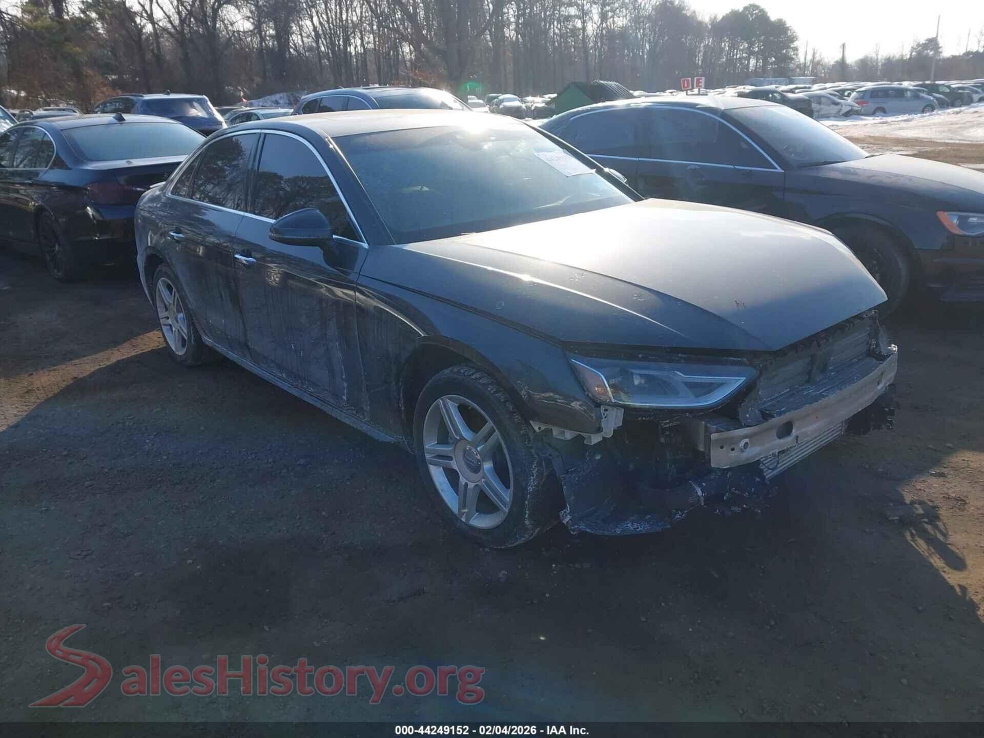 2021 AUDI A4 — VIN WAUABAF43MN007464